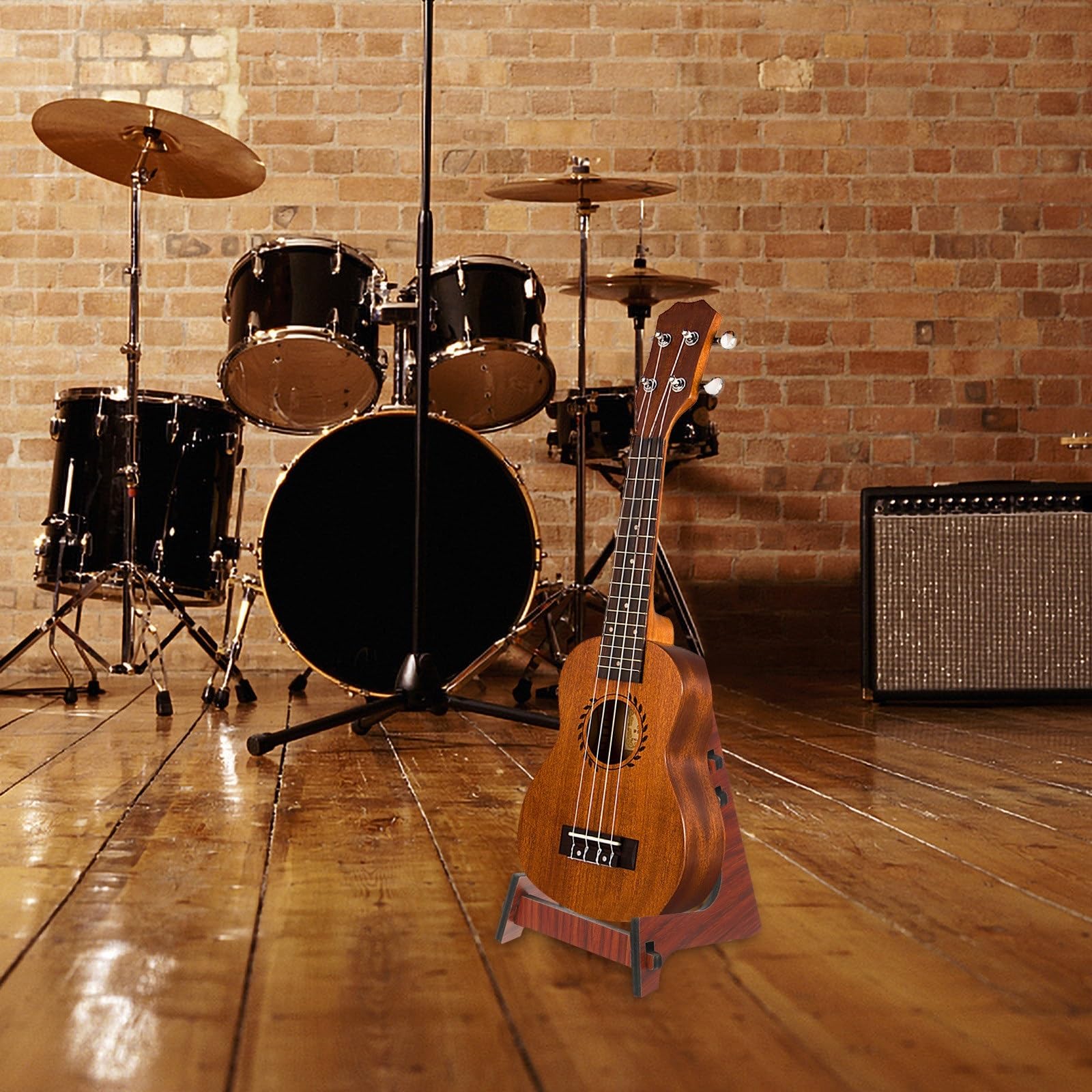 GCYEIDMA Guitar Stand Wood Guitar Stand Wooden Portable Detachable Stable Display Rack Holder For Home(25X21.5X20CM)