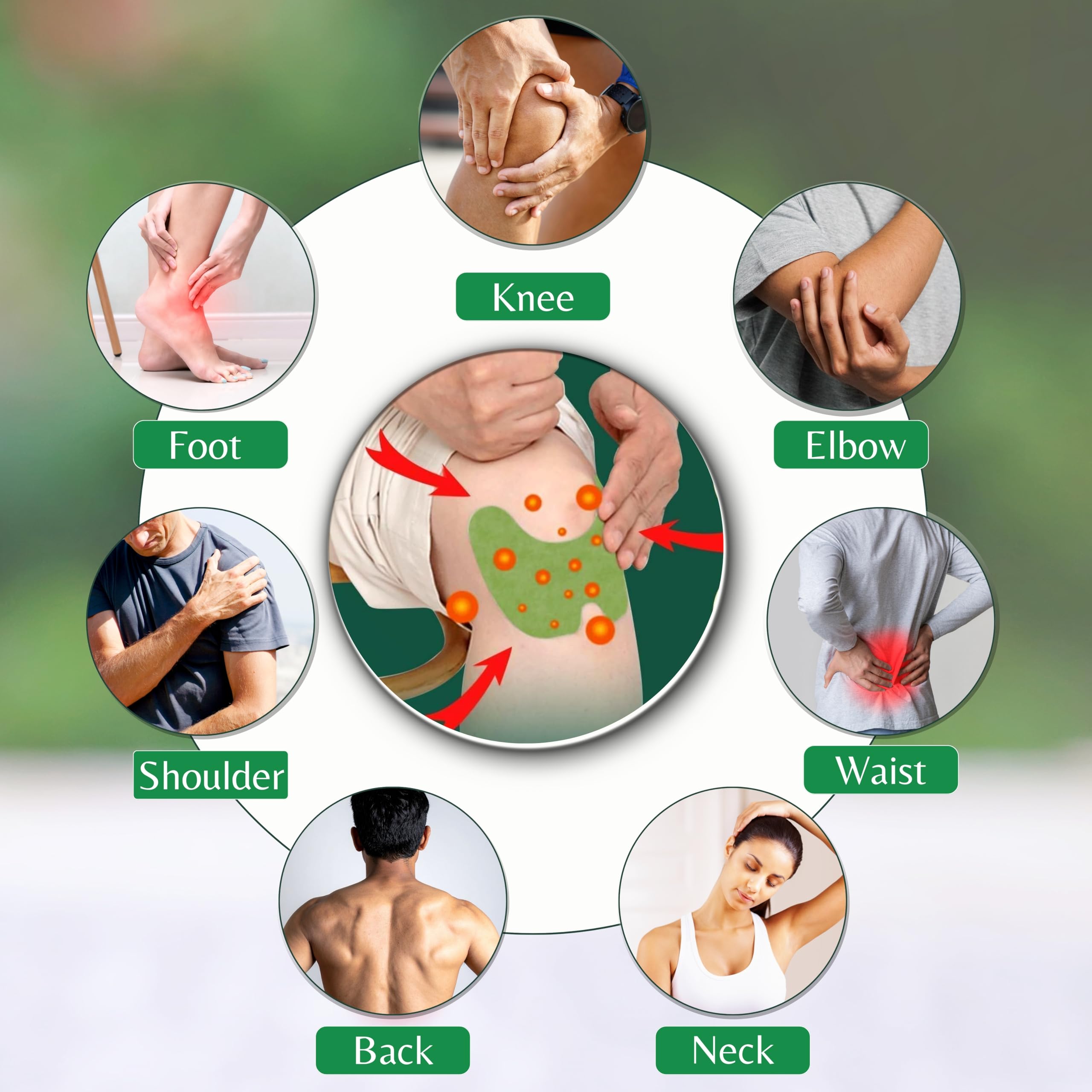 Wonder Care Knee Pain Relief Patch | Knee Support Therapy Patch | Joint Pain Reliever | Knee Care Therapy Patch | Daily Use Patch — Amazon image 6