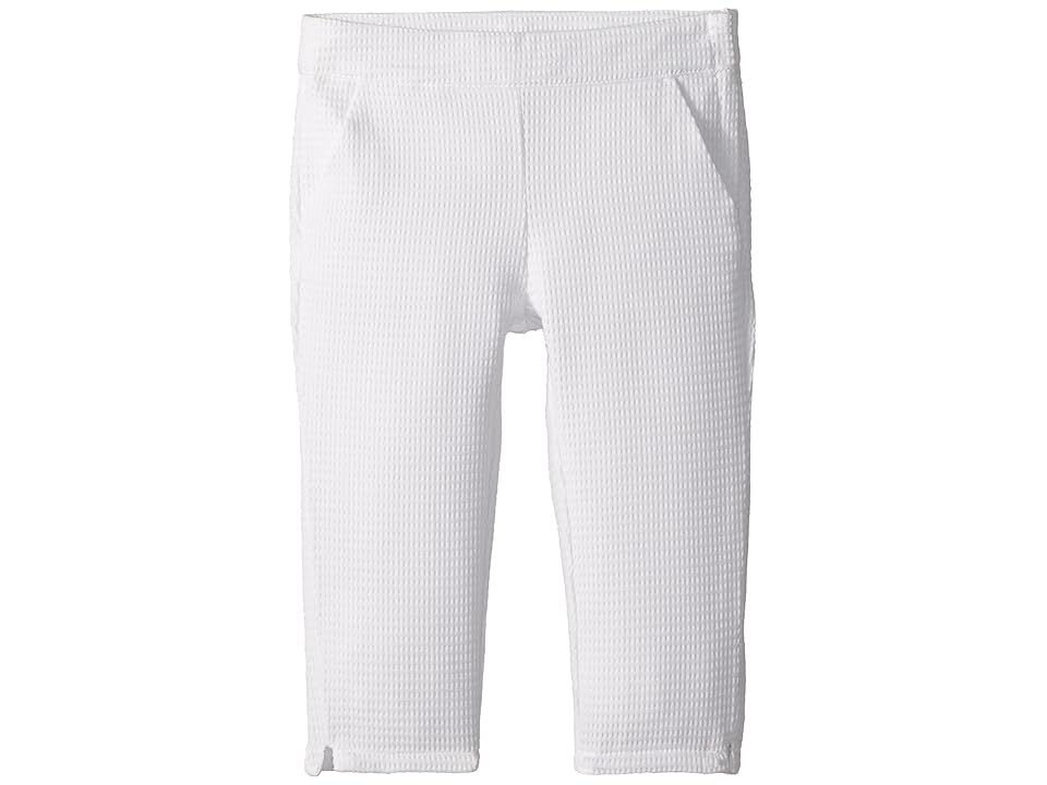 

Janie and Jack Textured Knit Pants (Toddler/Little Kids/Big Kids) (White) Girl's Casual Pants