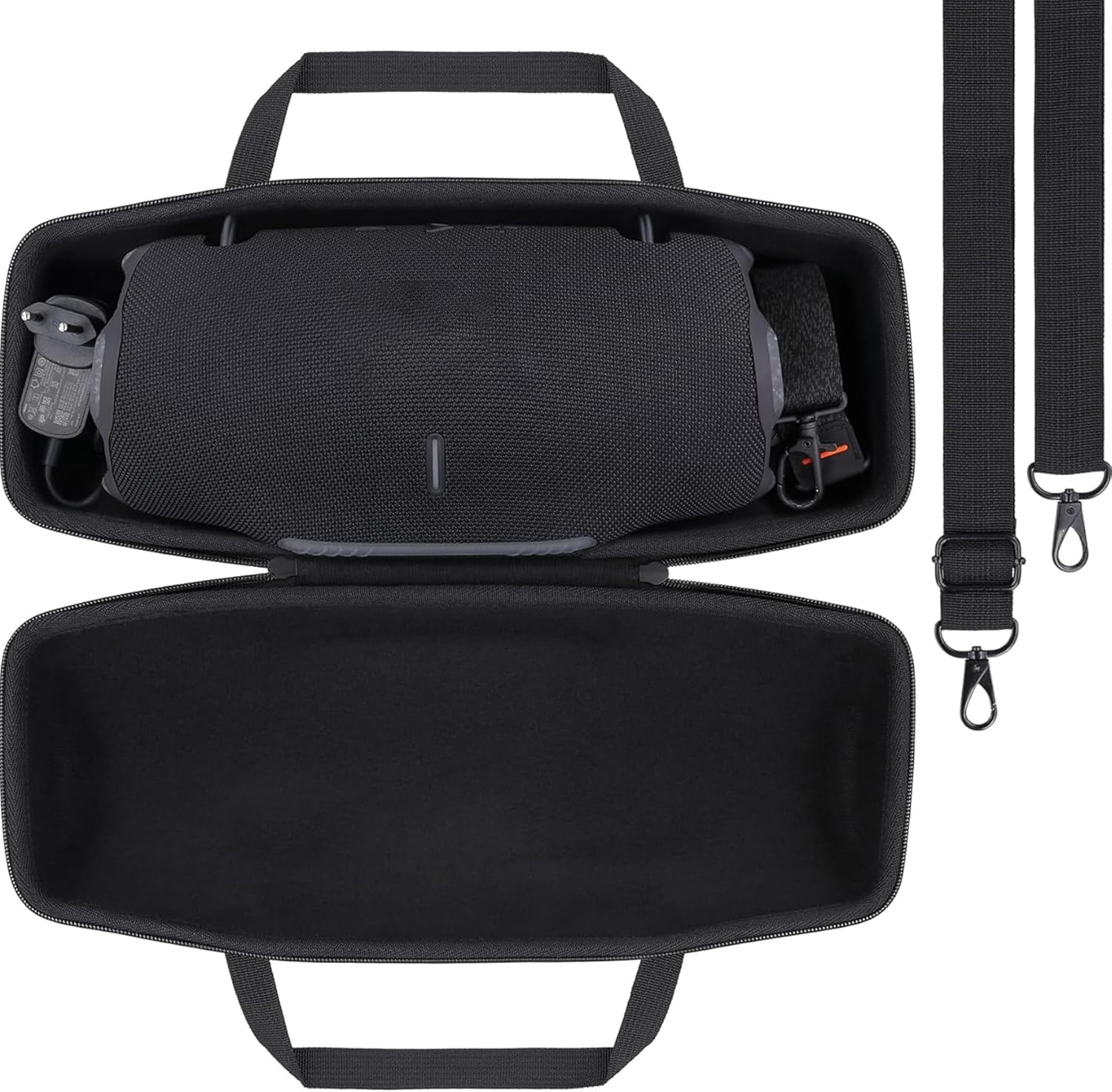 co2CREA Hard Travel Case Replacement for Xtreme 4 Portable Bluetooth Speaker (Black Case) - Image 2