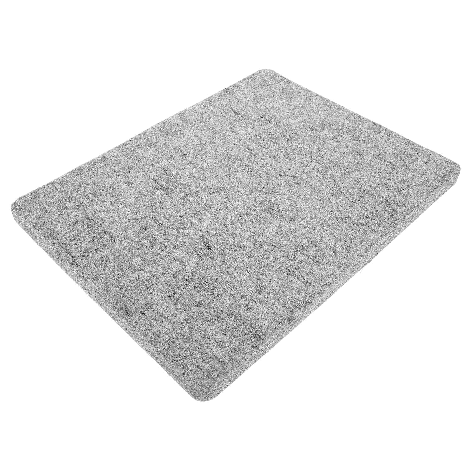 SOLUSTRE 2 Pezzi Tappetino da Stiro in Feltro di Lana Resistente Alte Temperature Riutilizzabile e Leggero per Protezione Abiti e Uso Versatile