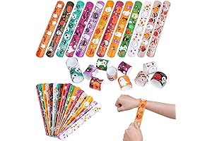 CCINEE Halloween Slap Bracelets 48 Pack