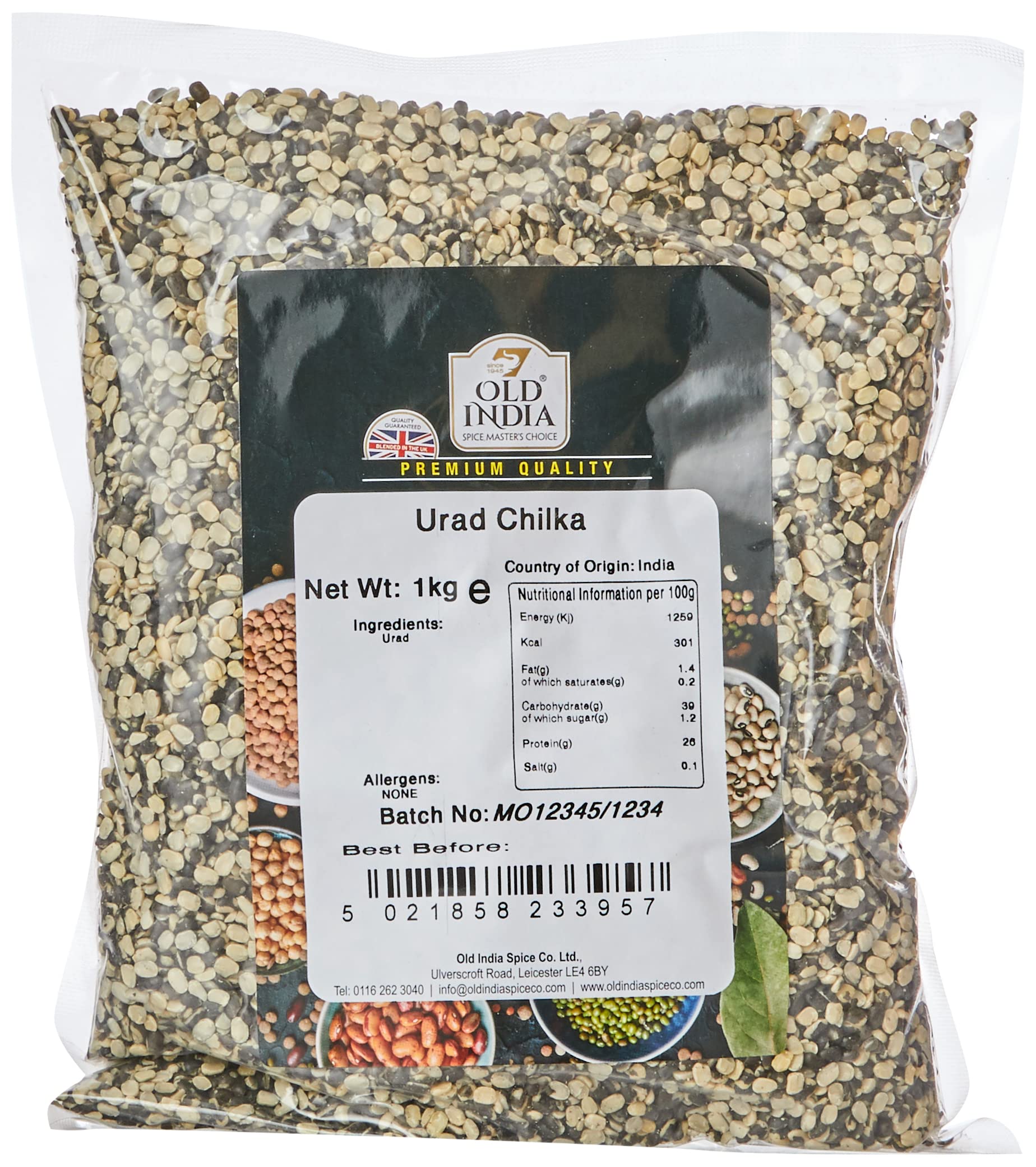 Old India Urad Chilka 1kg