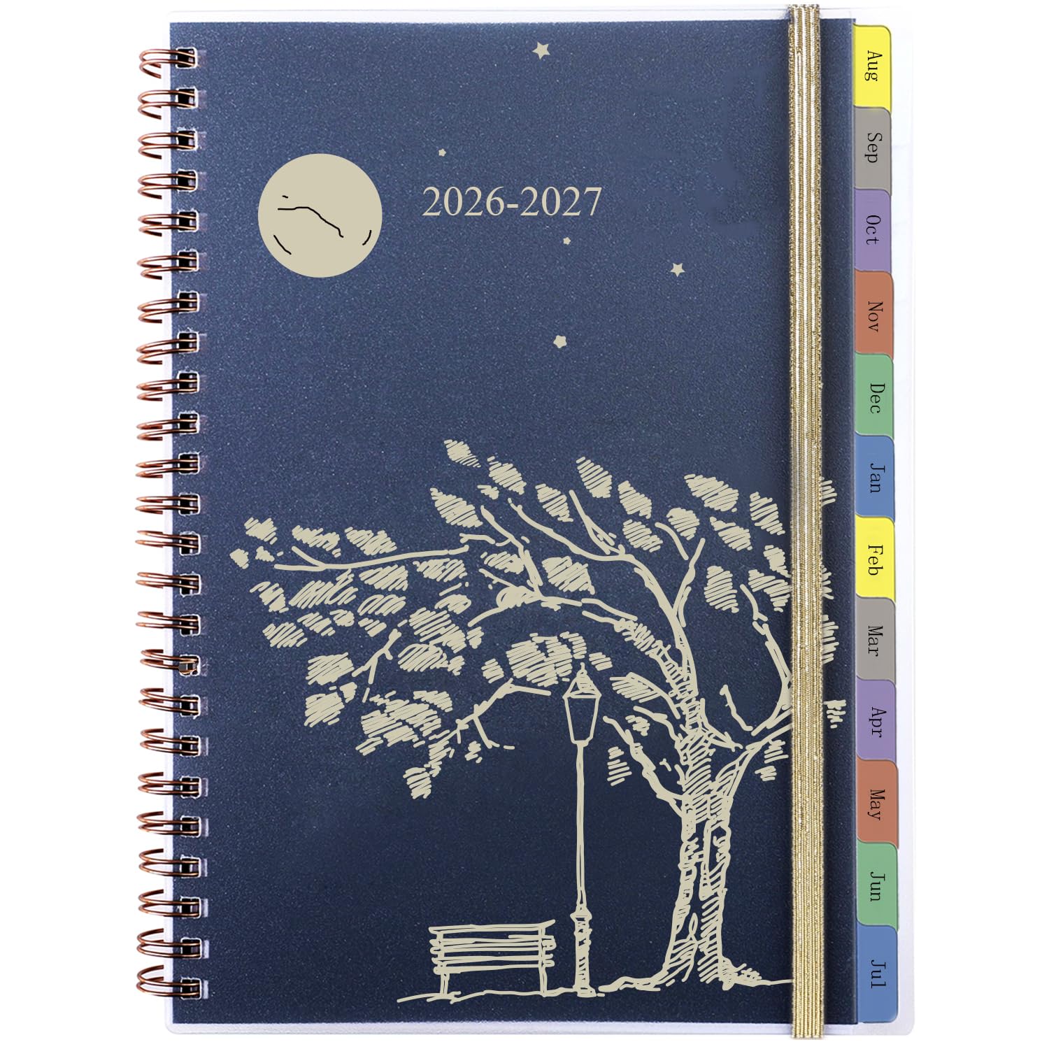 Kalender A5, Terminplaner/Wochenplaner Ringbuch mit Tabs