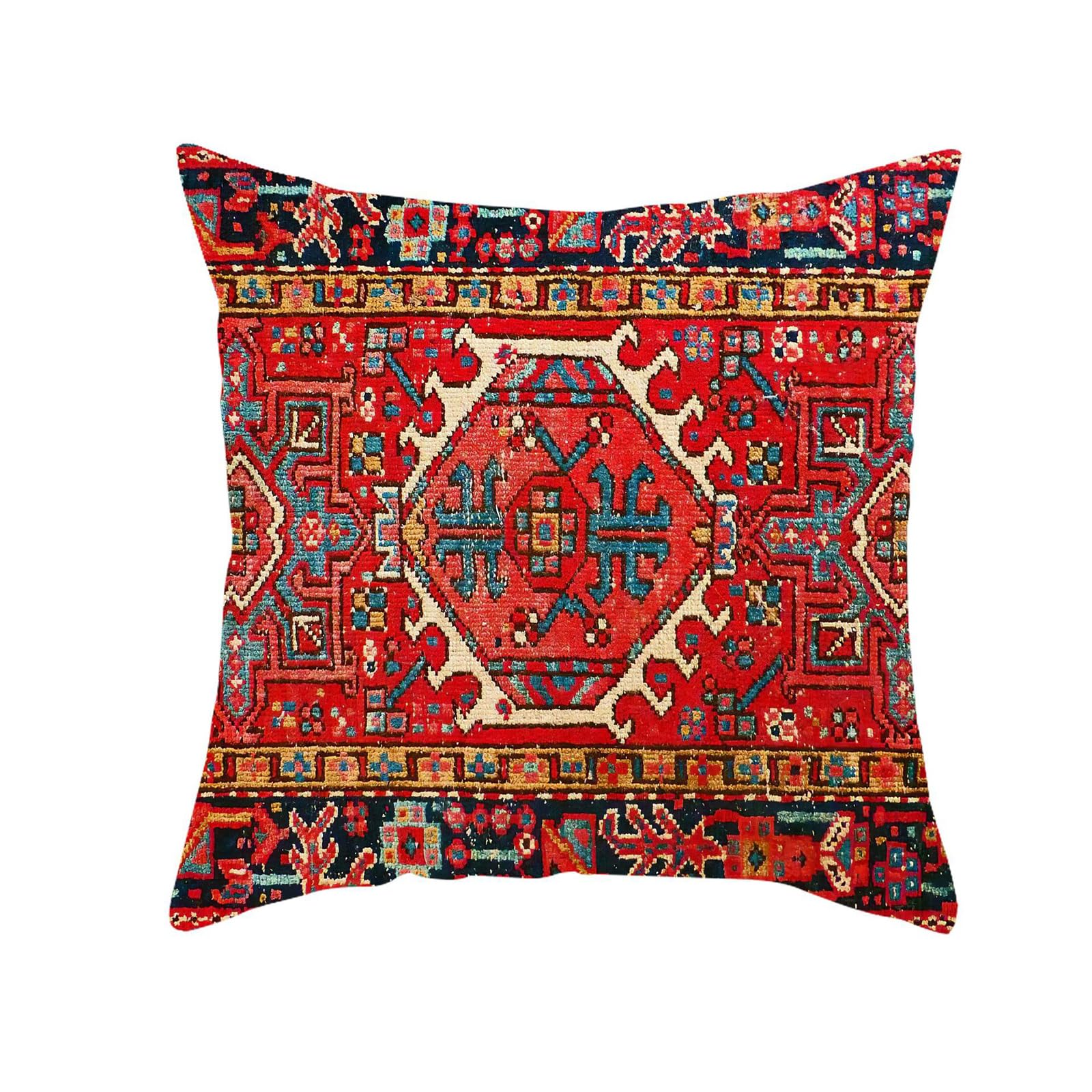 Kalttoy B1 Multipurpose Turkey Carpet Pillow Covers Throw Pillows Covers For Home Room Sofa Couch Decoration Throw Pillow Case