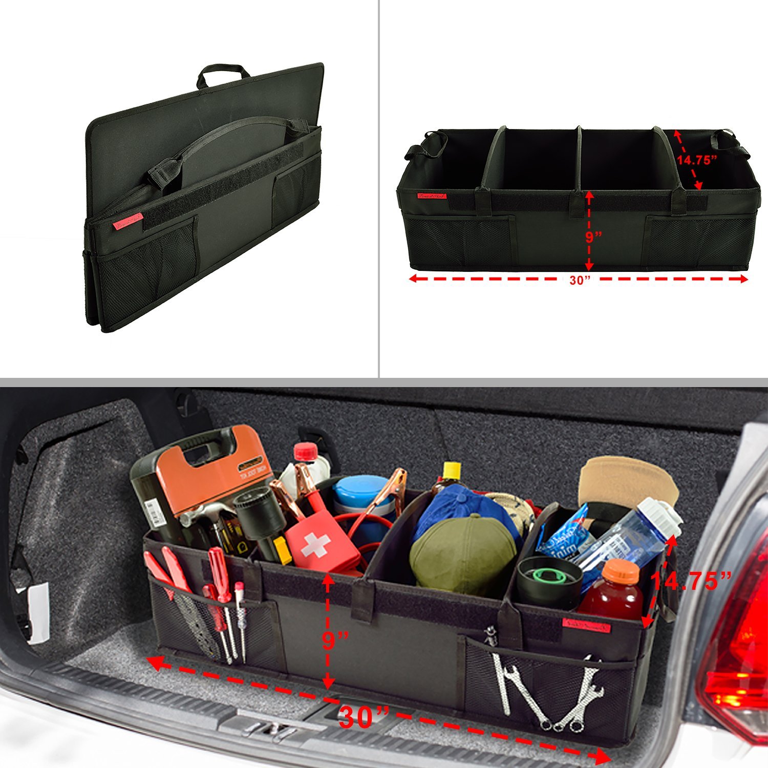 Amazon.com: Picnic at Ascot - Heavy Duty Trunk Organizer - No