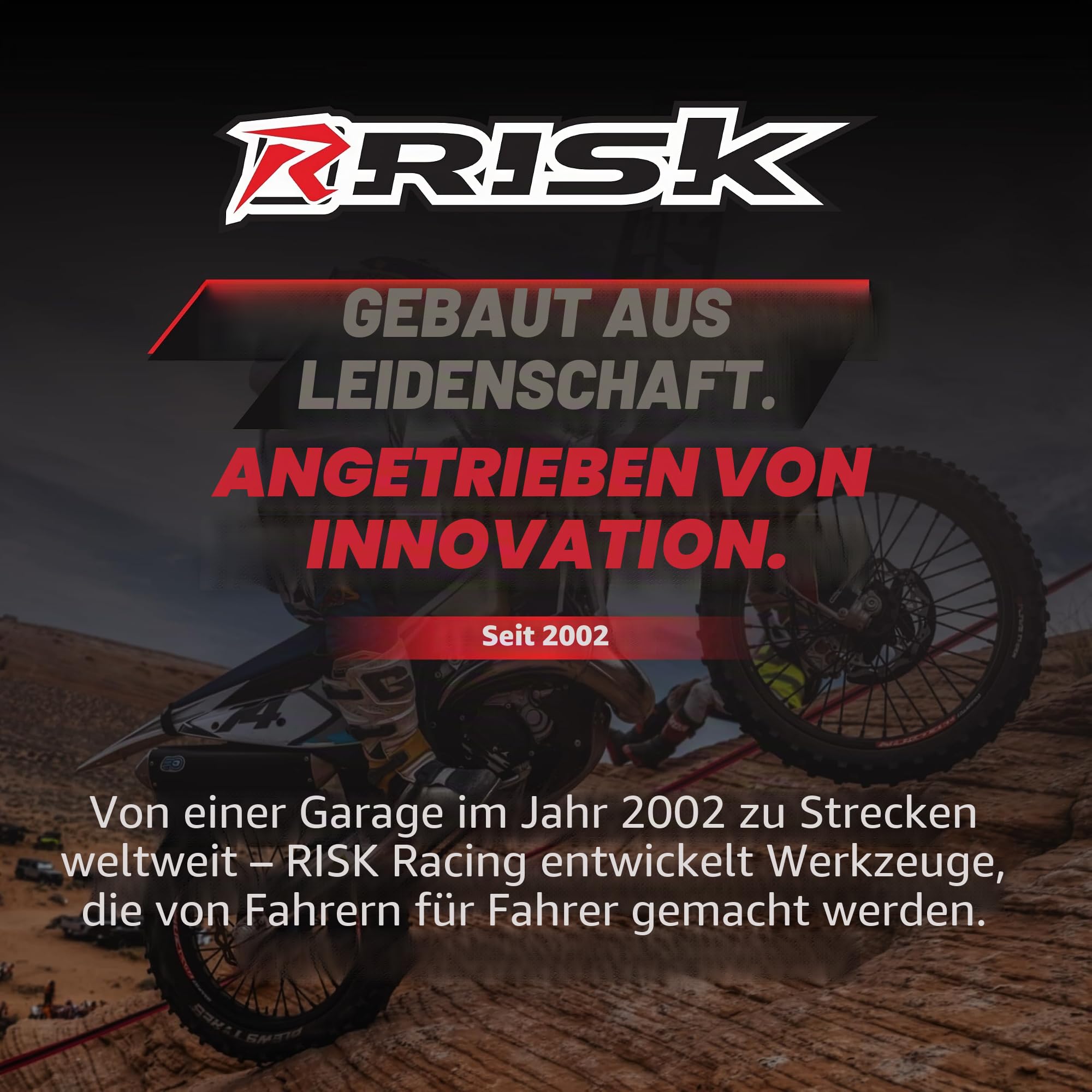 Risk Racing 00174 Silber Lock-N-Load Pro-Strapless Motocross Transportsystem