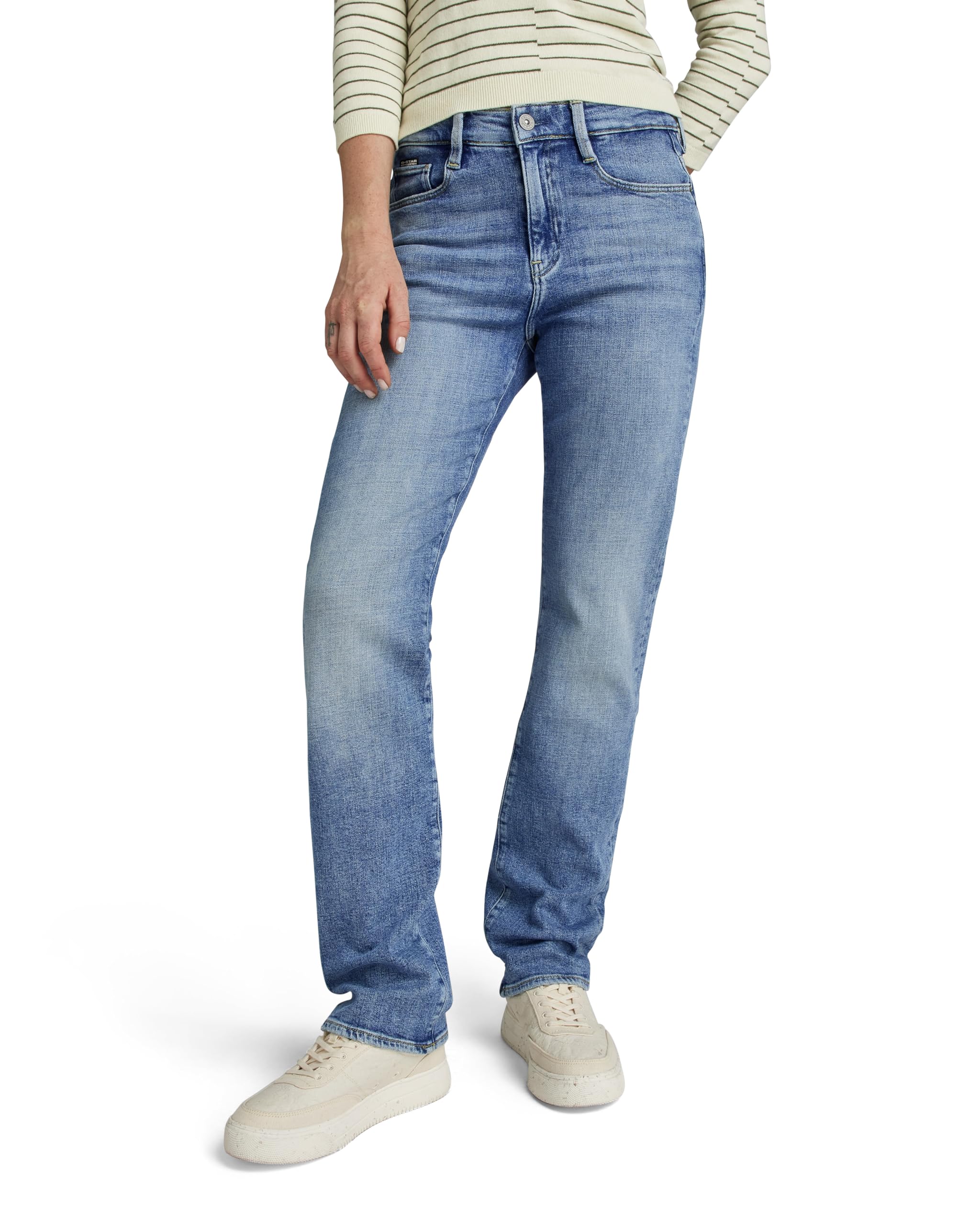 G-Star Damen Strace Straight Jeans