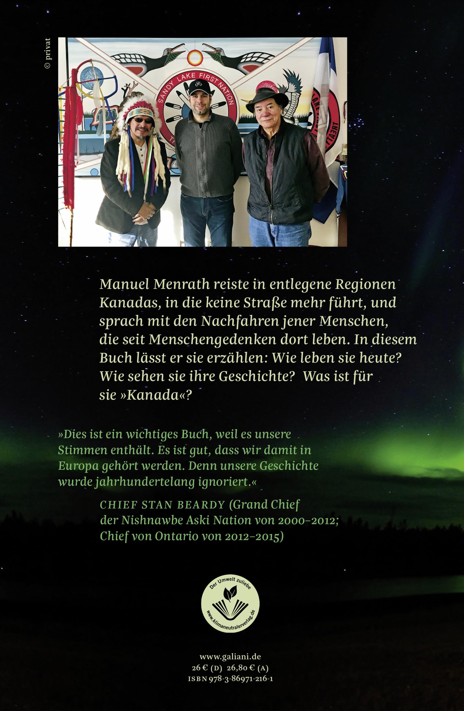 Unter dem Nordlicht: Indianer aus Kanada erzählen von ihrem Land