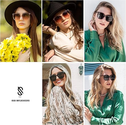 Miniatura 3 de SOJOS Gafas de sol para mujeres y hombres estilo vintage SJ2157