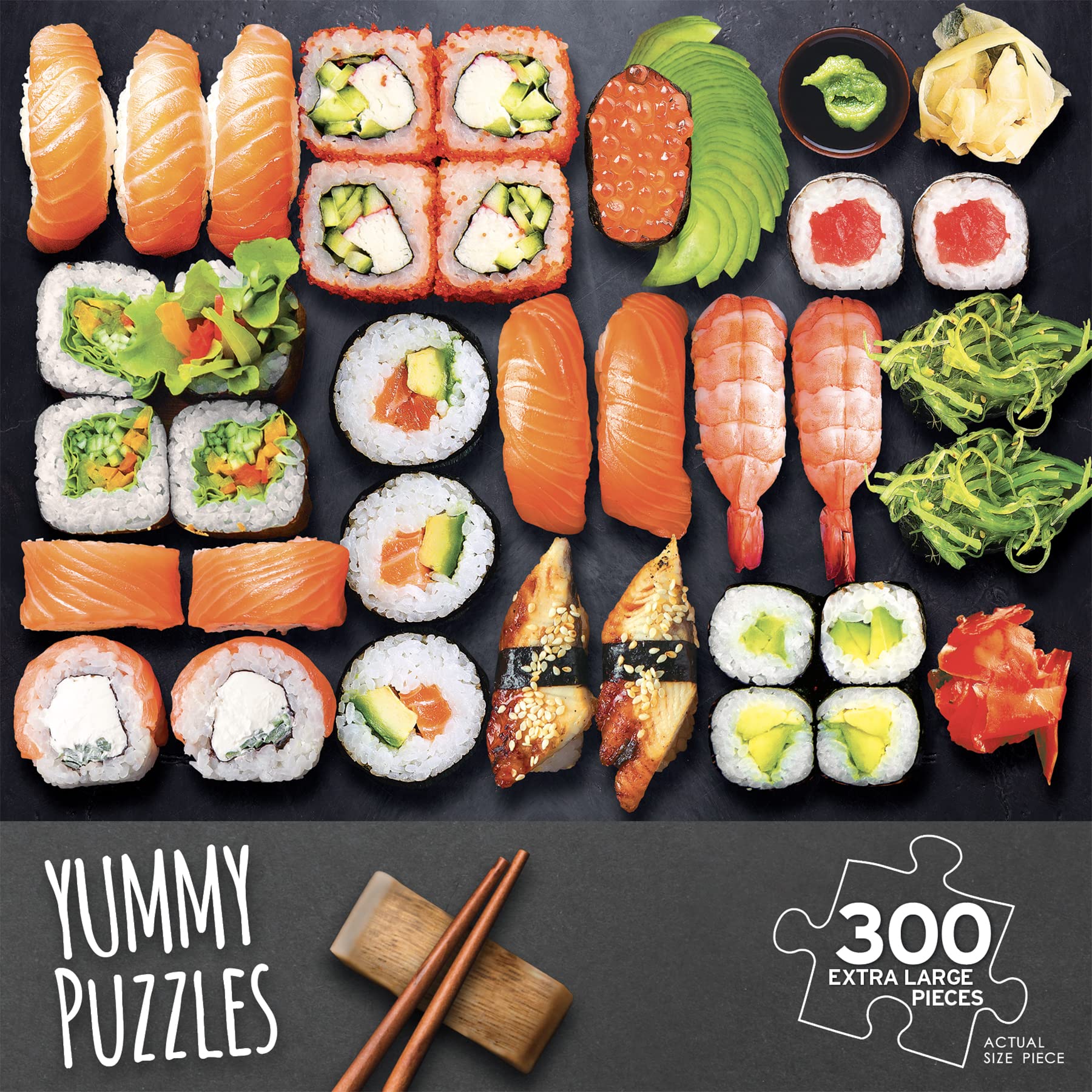 Cra-Z-Art - RoseArt - Yummy - Sushi Time - 300 Piece Jigsaw Puzzle