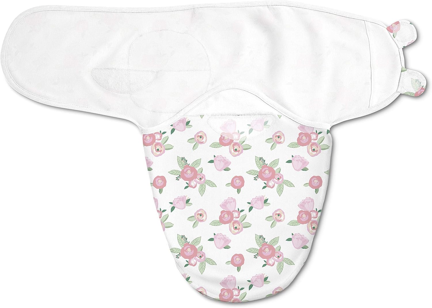 SwaddleMe Luxe Easy Change Swaddle – Size Small/Medium, 0-3 Months, 2-Pack (Water Color Floral)