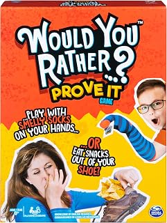 Spin Master Games Would You Rather…? Prove It, Hilarious Family Game of Demented Dilemmas, for Ages 8 and Up