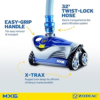 Amazon.com : Zodiac MX6 Suction-Side In-Ground Pool Cleaner