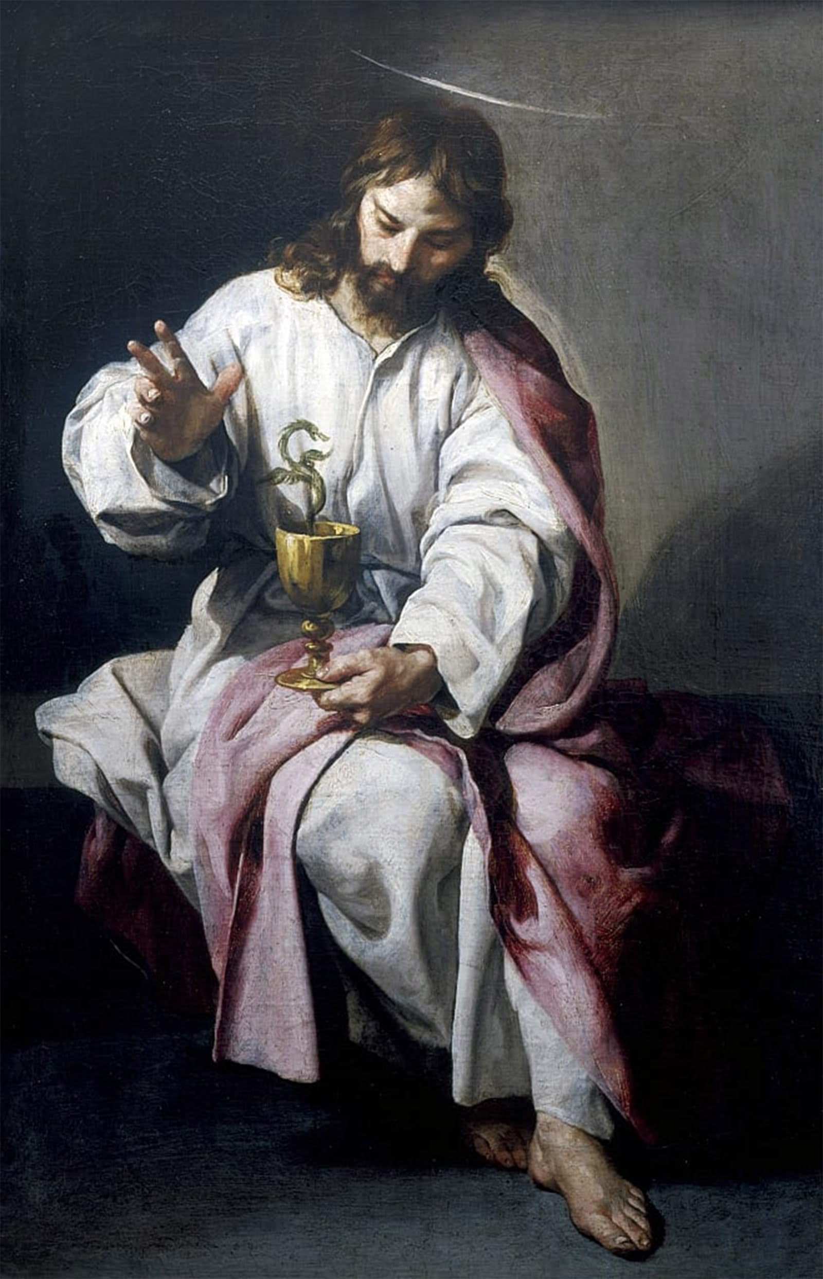 Affiche Toile Saint Jean l'Évangéliste par Cano Portrait 60x90cm - 5