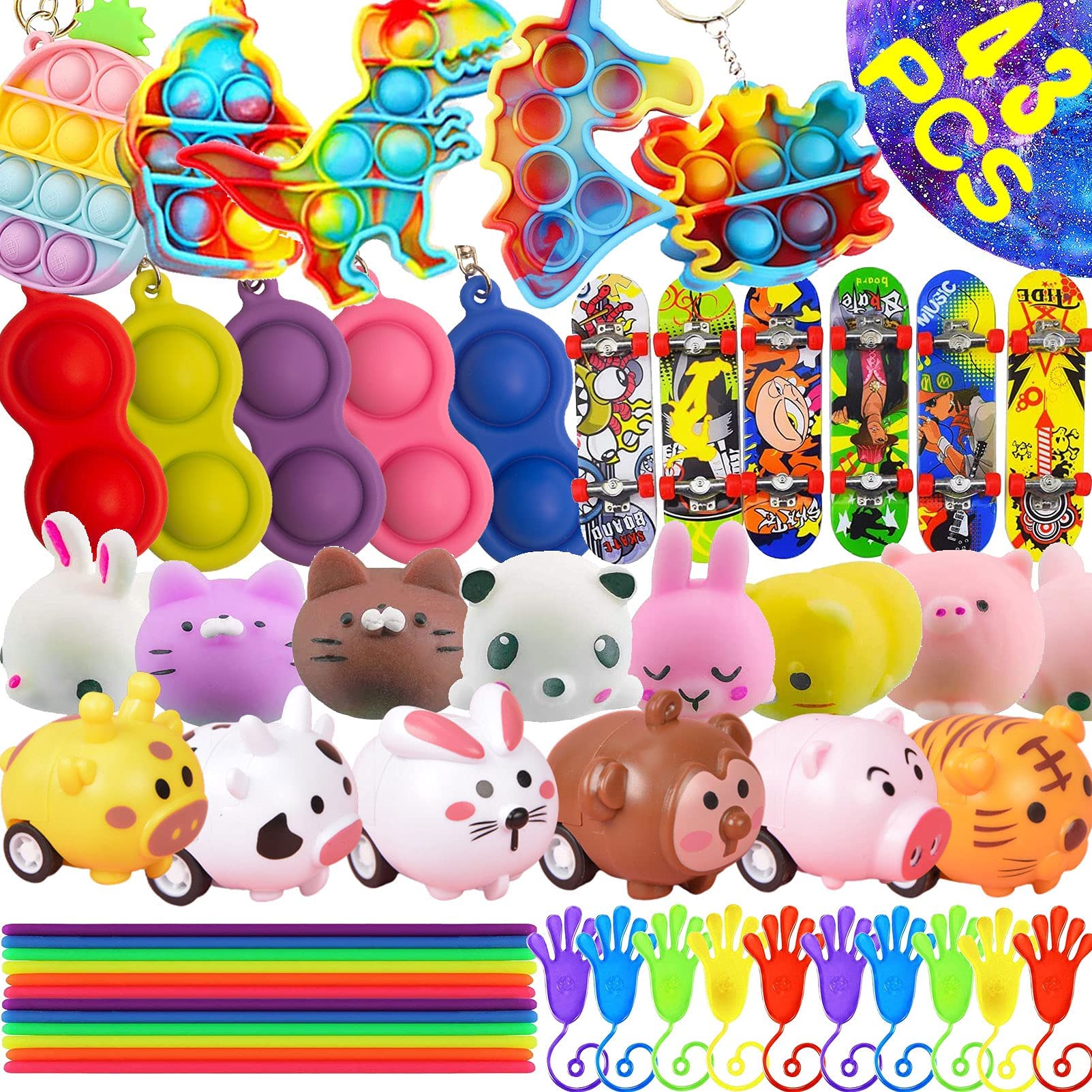 Buy Leeche 43PC Pop Party Favors Toys for Kids,Prize Box Toys for All