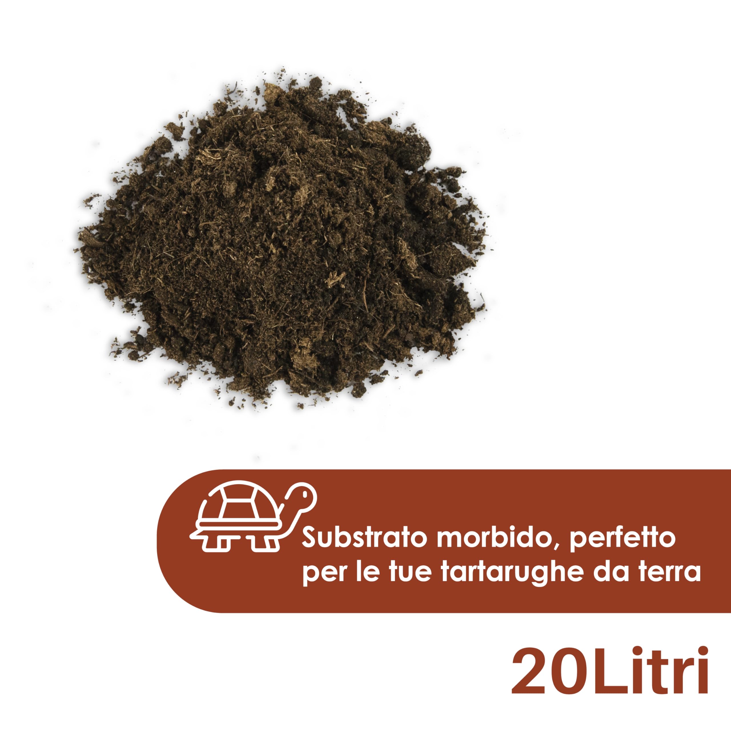AGRI-CULTURA ® | Fibra di Cocco per Rettili 【20 Litri】 | Substrato Naturale Ideale per Terrario per Tartarughe di Terra, Rettili, Anfibi, Invertebrati | Alta capacità Assorbente.