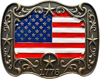 Cowboy Belt Buckle for Men Women Vintage Rodeo Texas Map 1836 Longhorn bull Western Belt Buckles