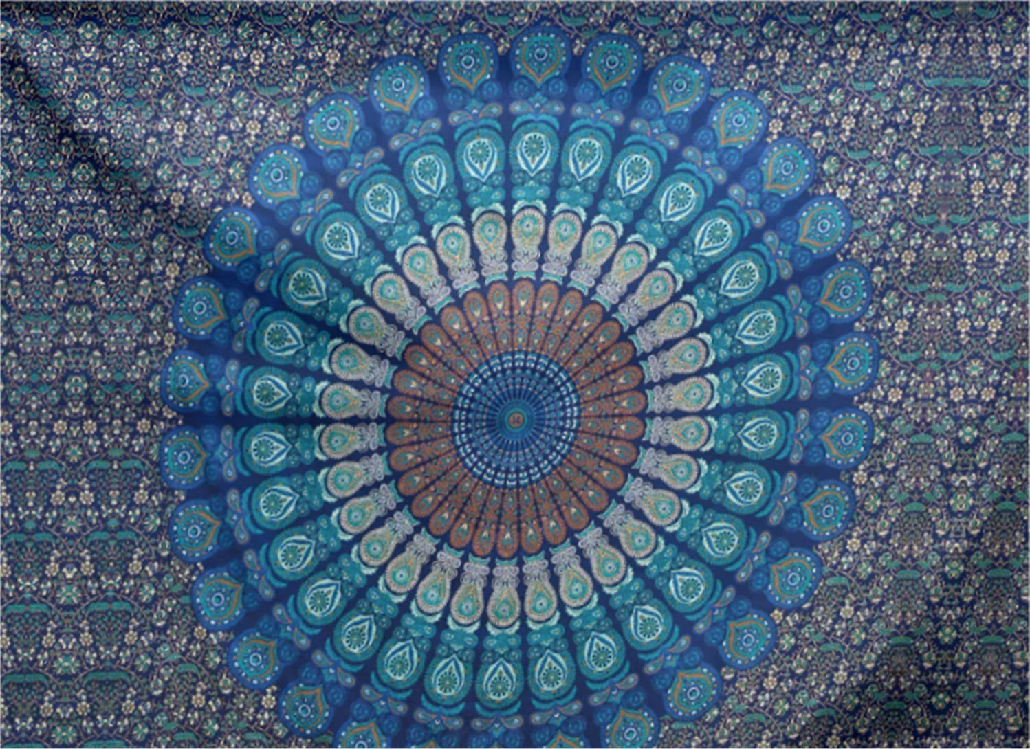 Ulticool Microfibre Towel, Mandala Blue, 160 x 80 cm - Image 3