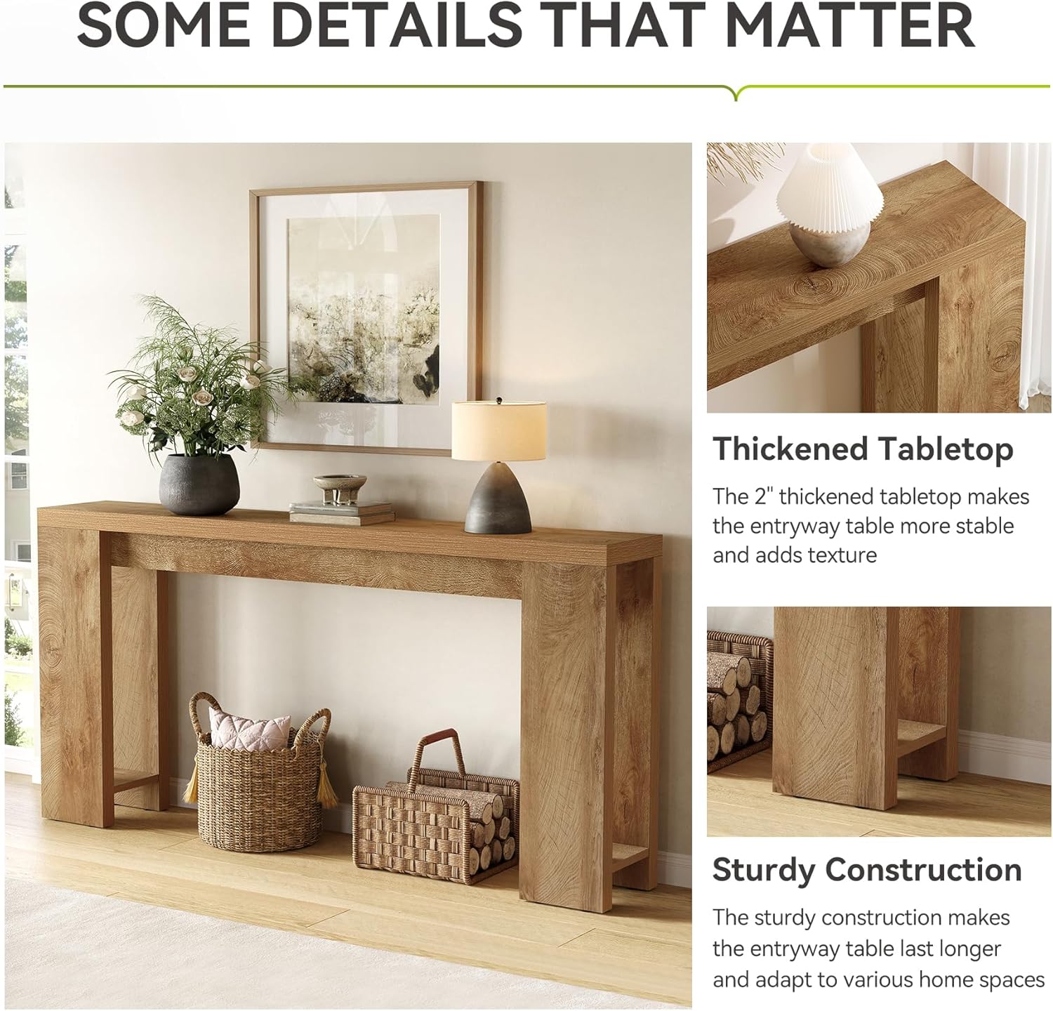 Chic Farmhouse Console Table for Stylish Spaces