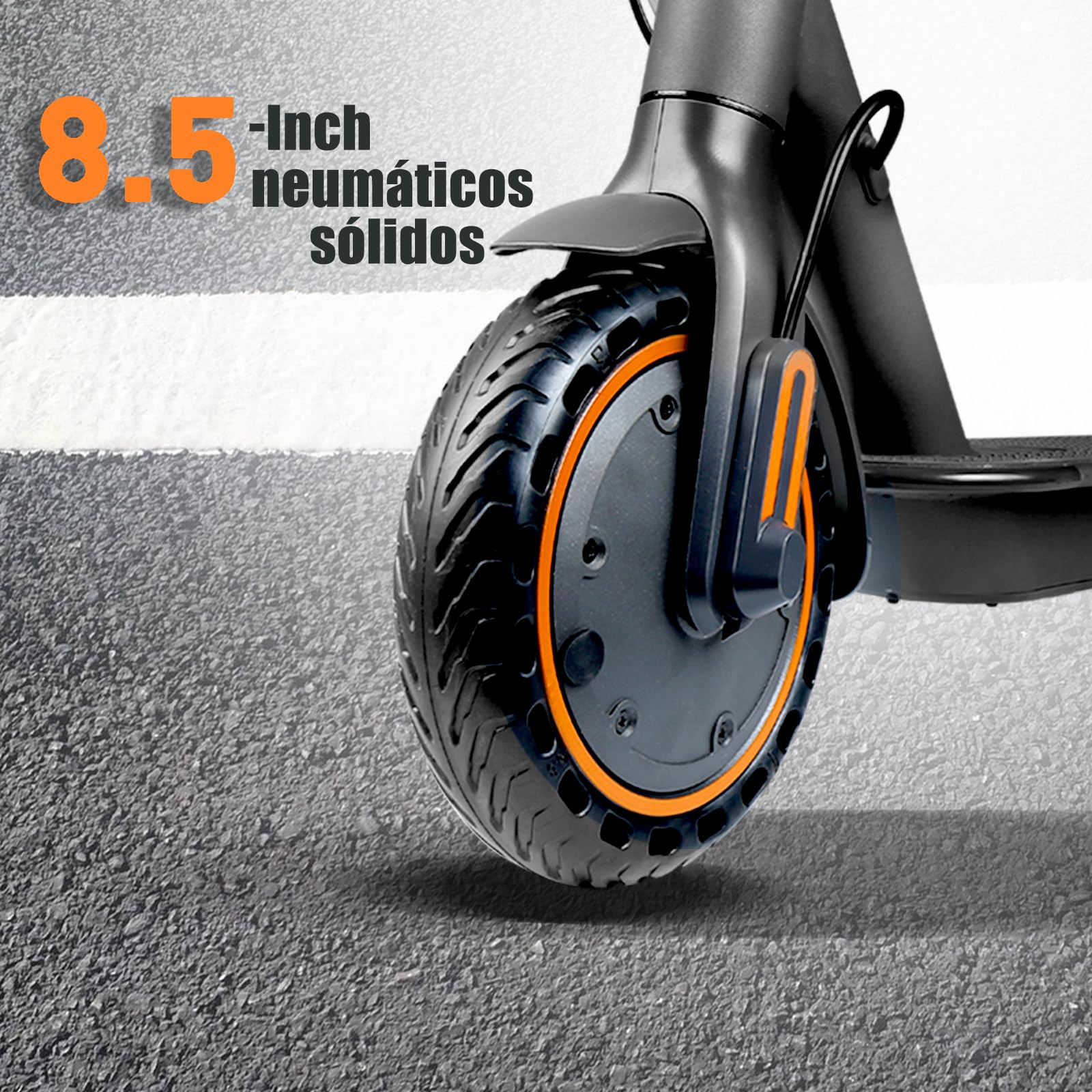 Trottinette électrique Pliable Adulte, Vitesse maximale de 25 km/h, autonomie de 30 km, Double système de freinage Batterie 36V 7.8Ah-Orange Loisirs et divertissements,