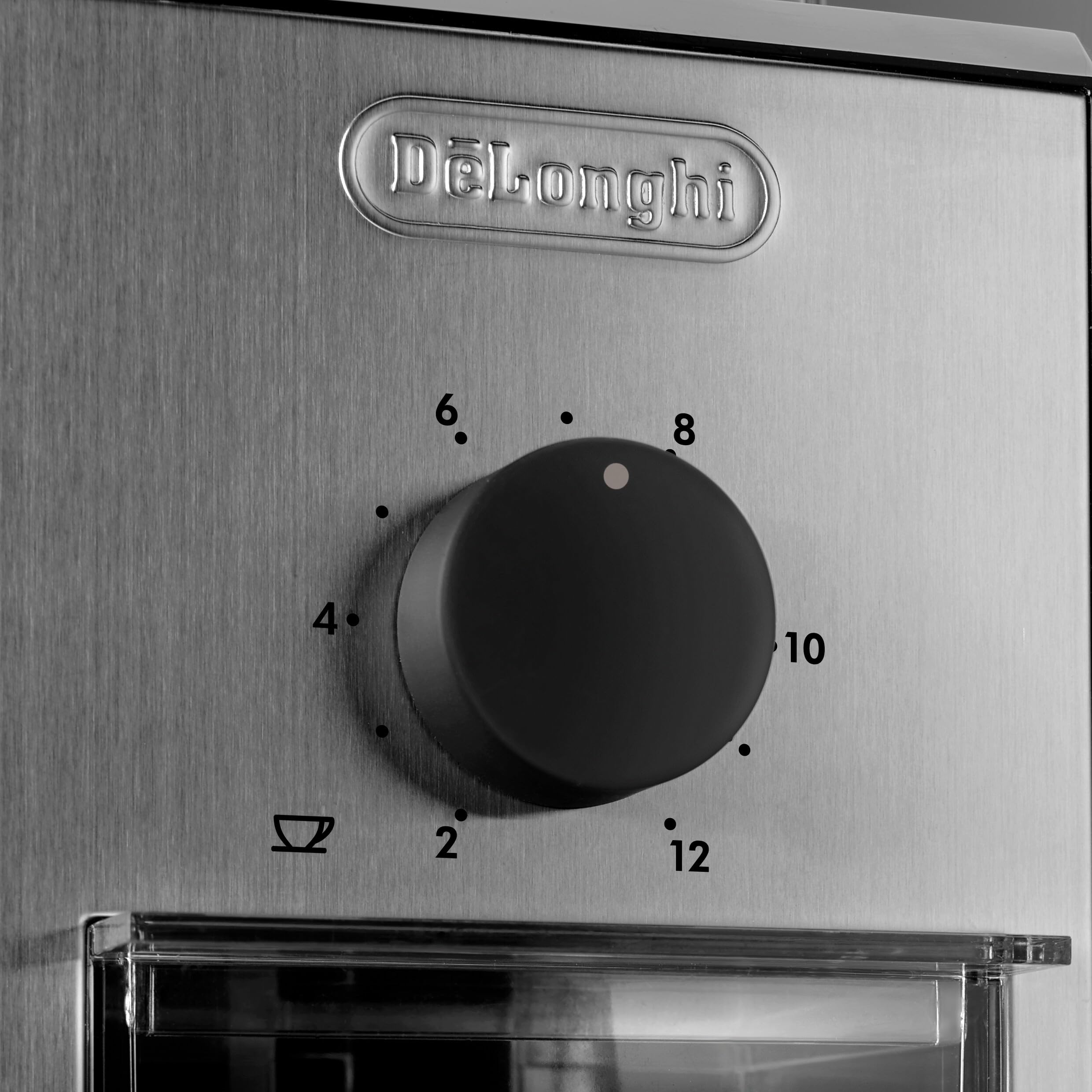 Moulin à café professionnel De'Longhi KG89 KG 89 pouvant contenir jusqu'à 12 tasses, boîtier en plastique, argent, 110 watts, 220V