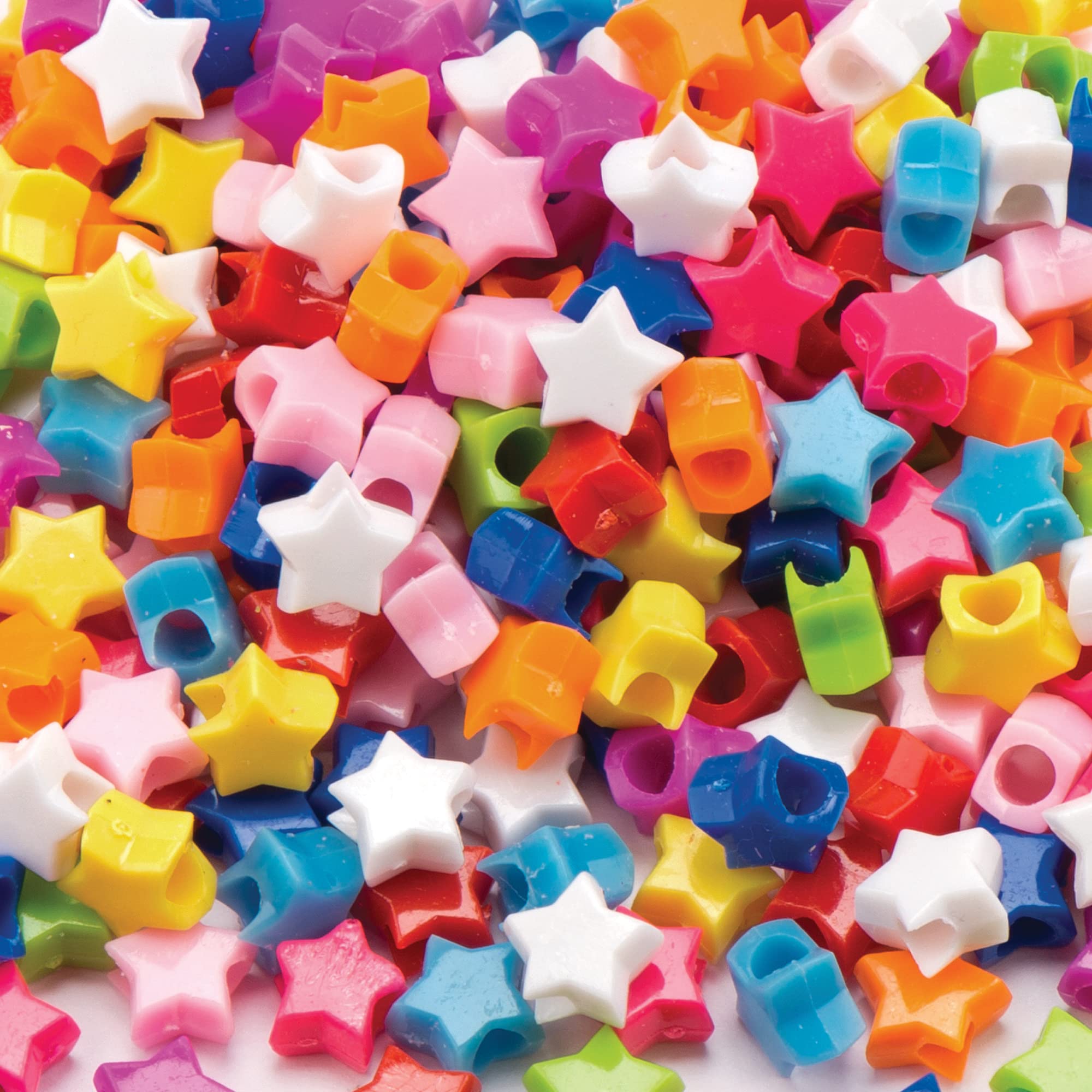 Baker Ross Perline A Stella Diamante Per Gioielli – 300 Pezzi, Kit Creativo Per Bambini, Collane E Bracciali