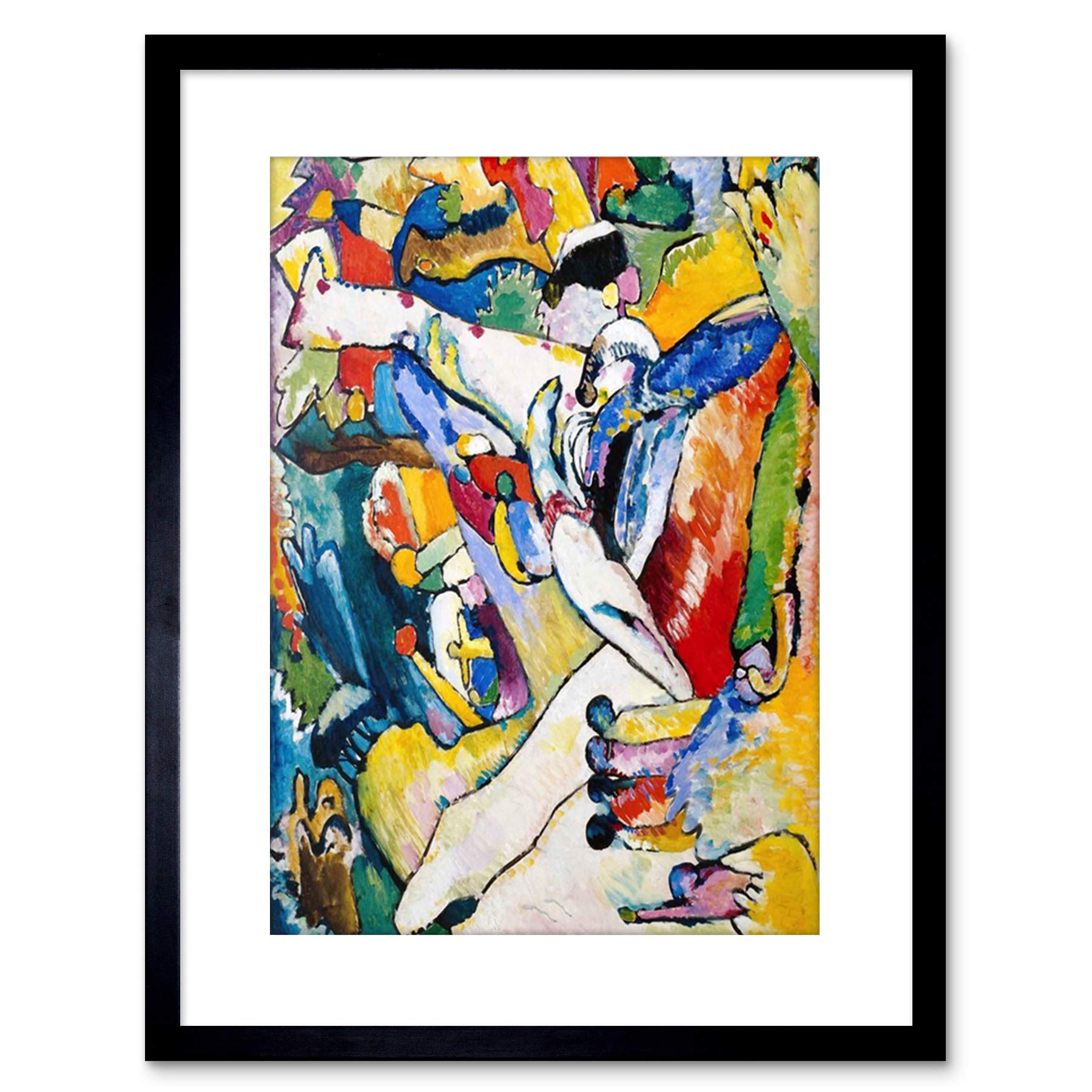 Wee Blue Coo Wassily Kandinsky Farbstudie Quadrate Framed Art Print