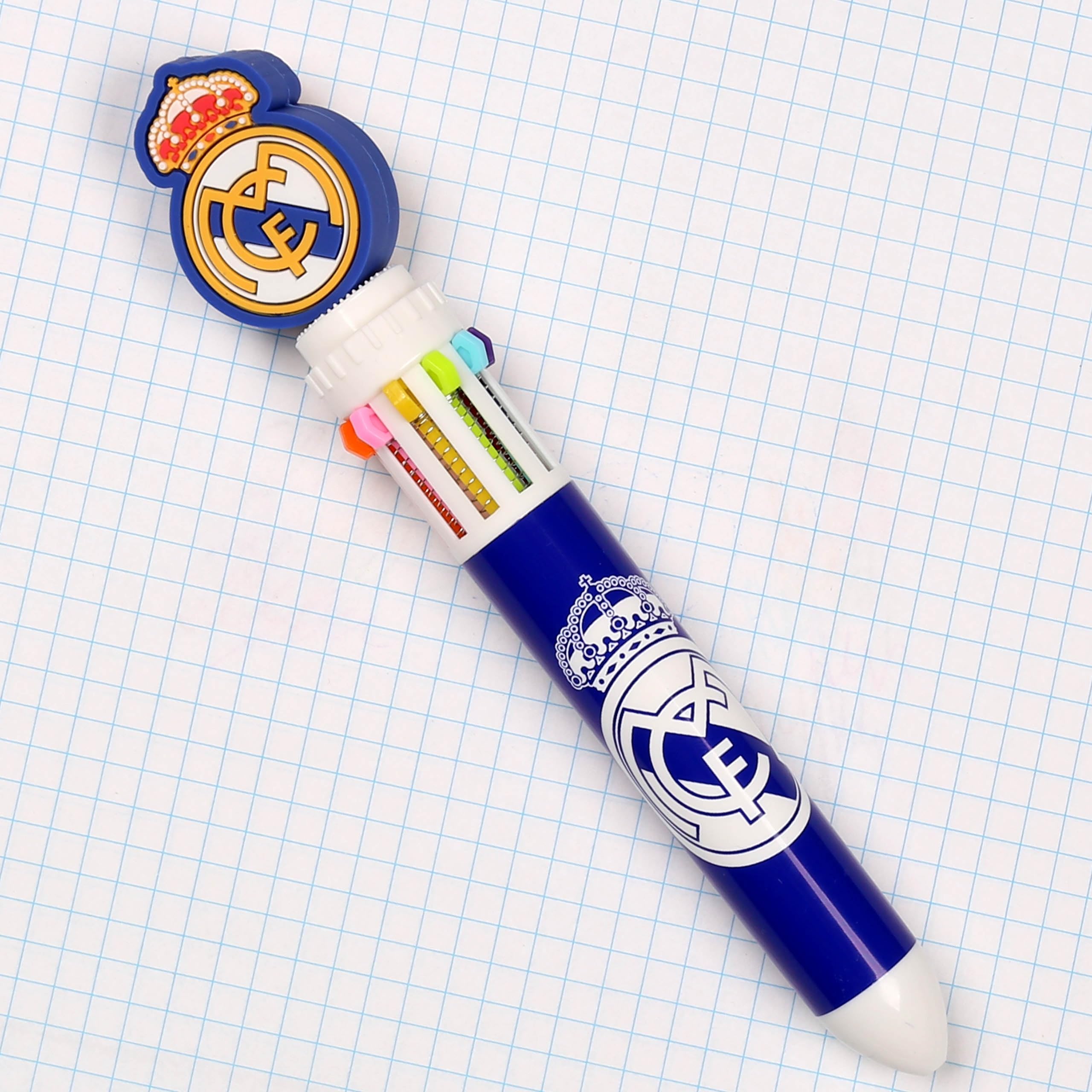 Stylo multicolore 10en1 automatique scolaire 0,5mm