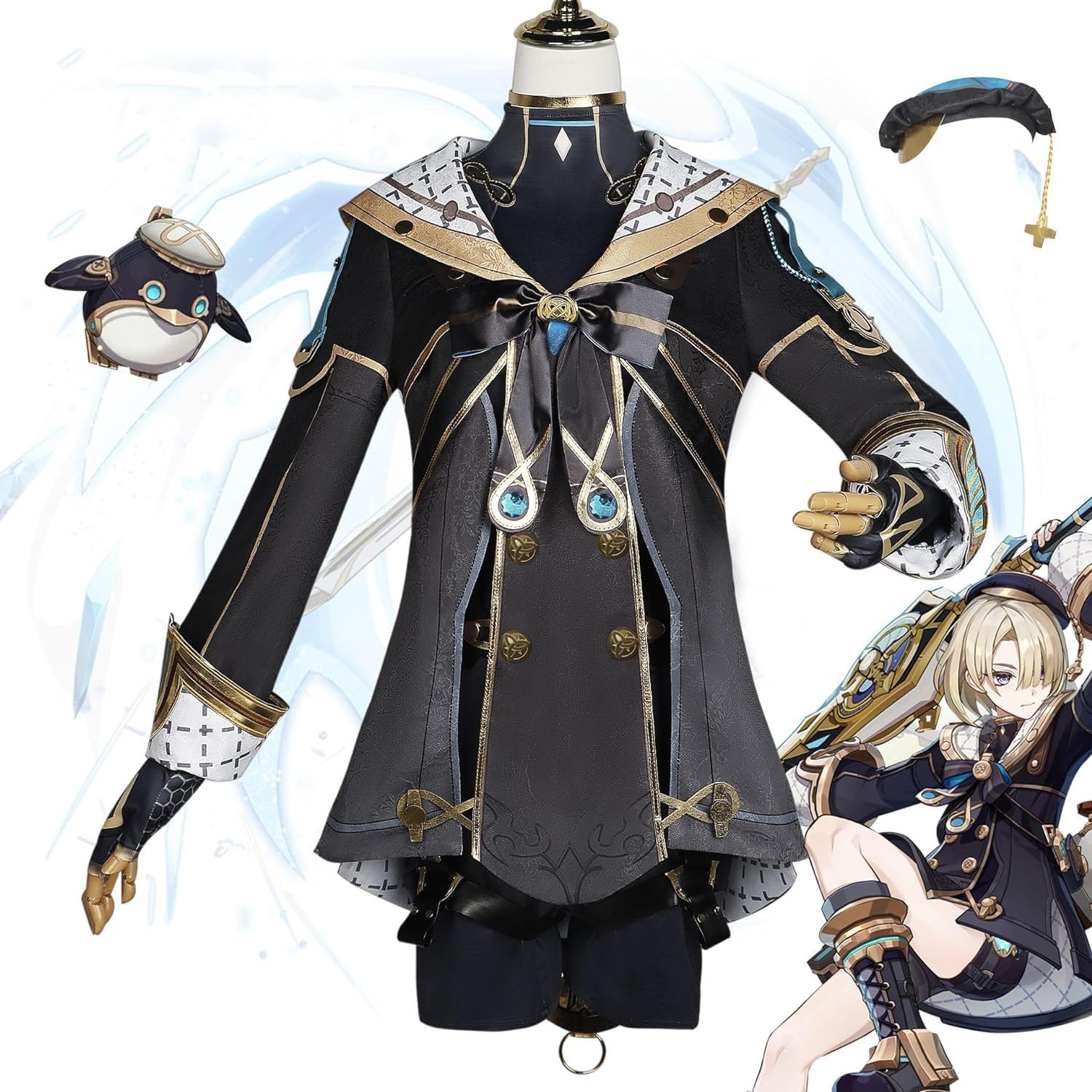 Amazon | 原神グッズ フレミネ 菲米尼 フォンテーヌ コスプレ衣装 