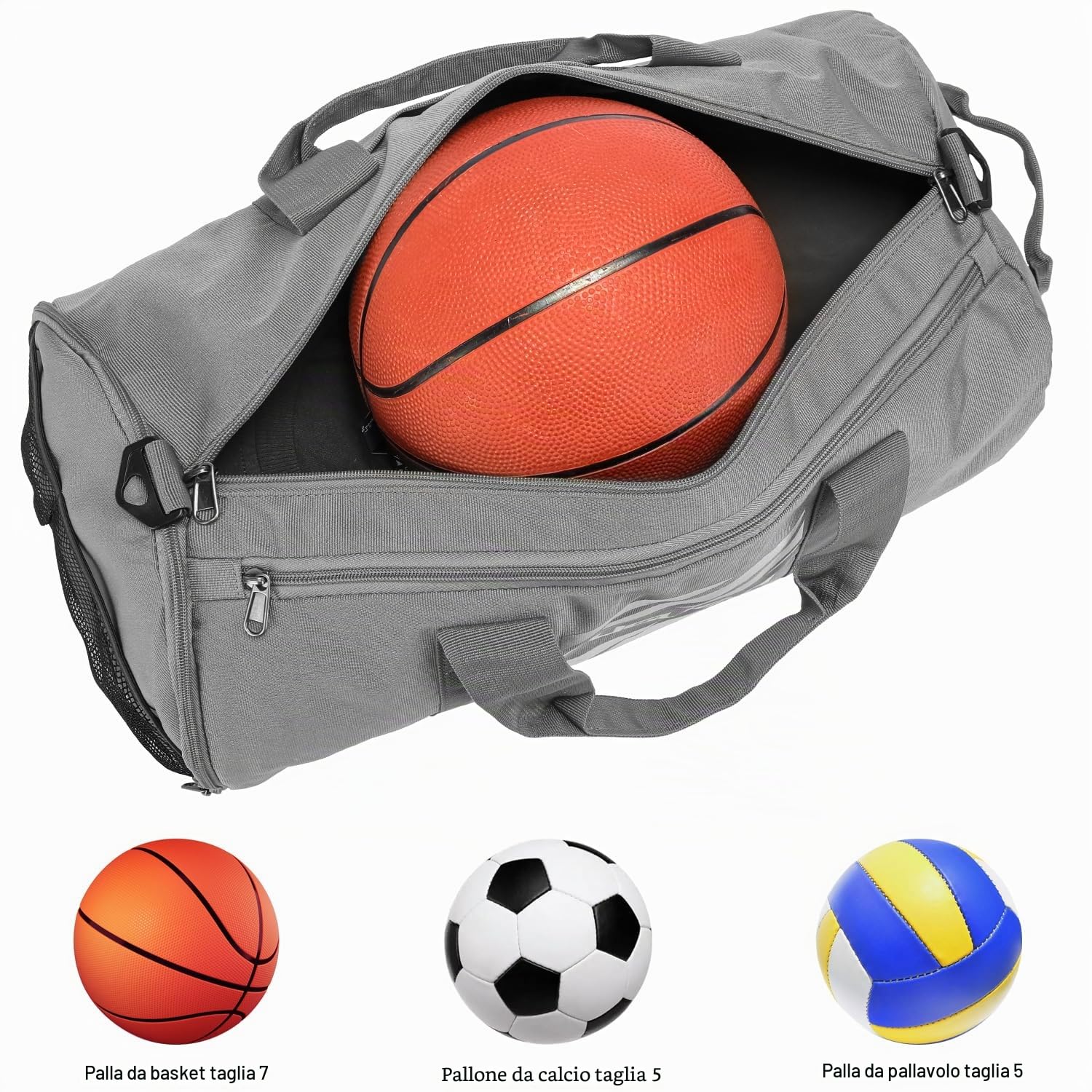 TUGUAN Borsone Palestra Uomo 40L Borsa Palestra Piccola con Scomparto Scarpe e Tasca Umida Borsa Sportiva da Viaggio