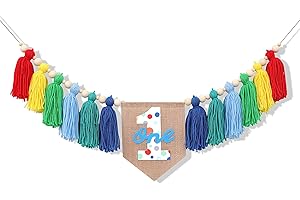 Vivid First Birthday Fiesta- First High Chair Banner