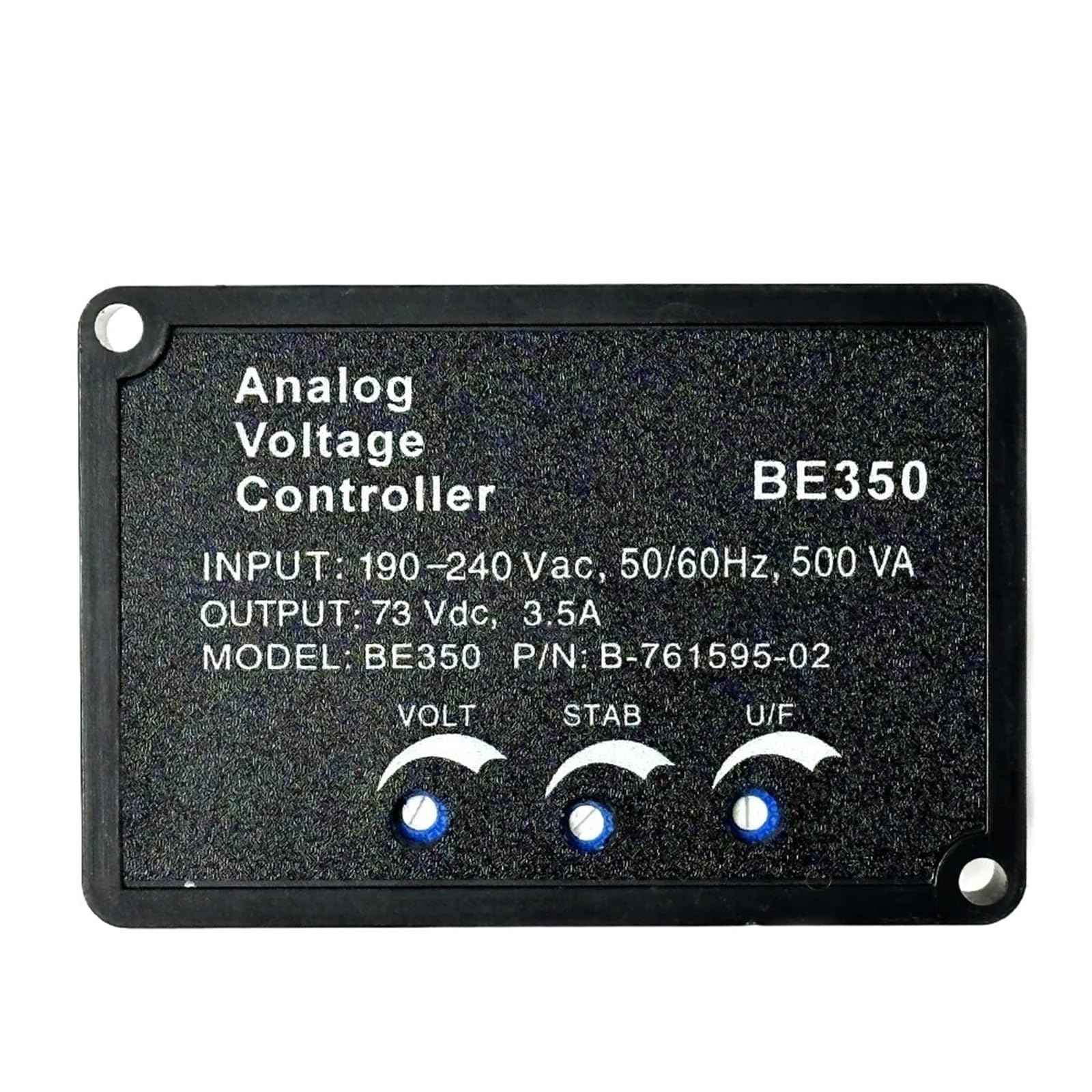XXUCZVRYO 1pcs BE350 AVR Automatic Voltage Regulator Diesel Engine Generator Used For Genset(BE350Original)