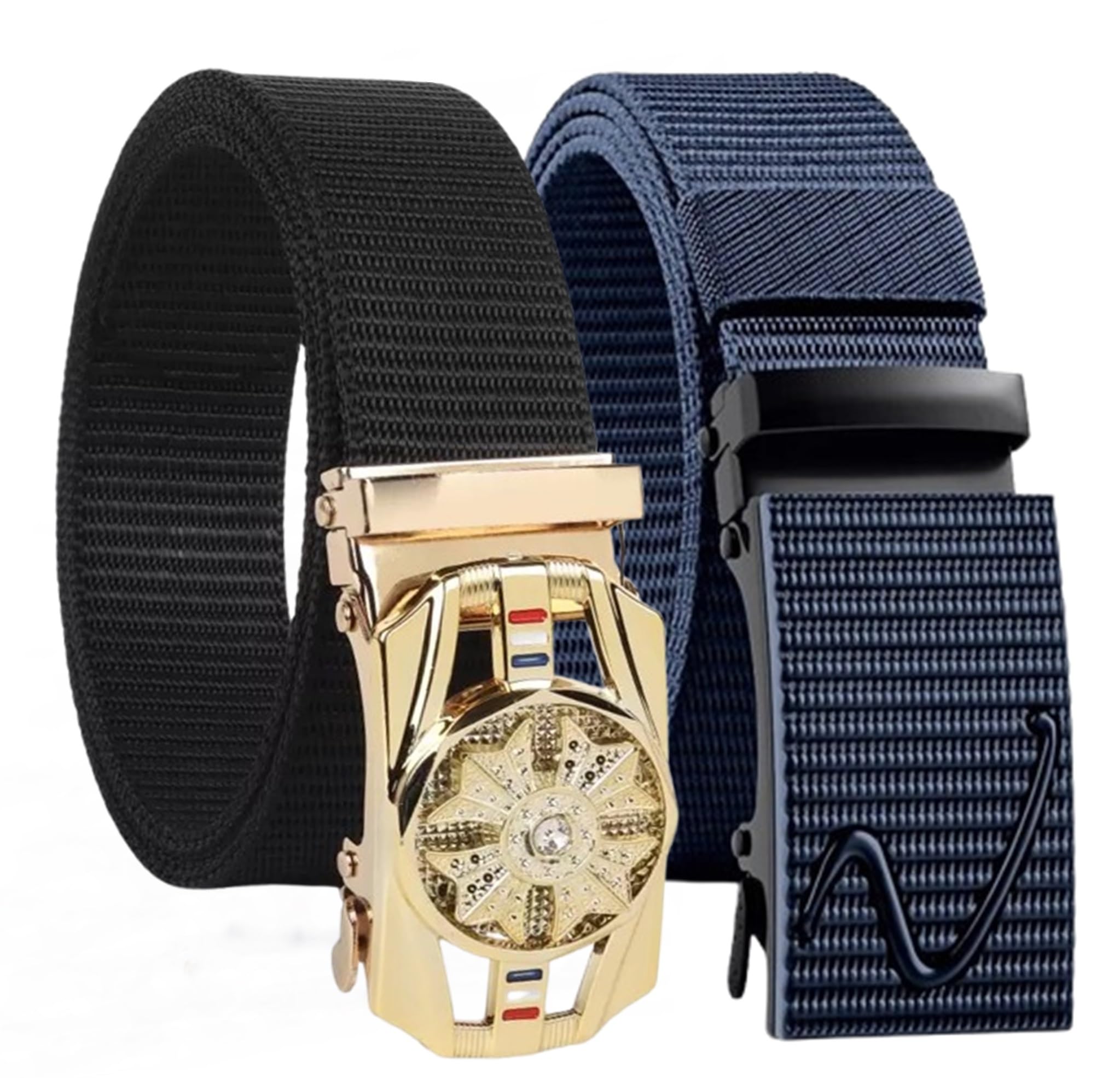 friendskart Nylon fabric Belt for Men | Formal/Casual QT8-picture-9