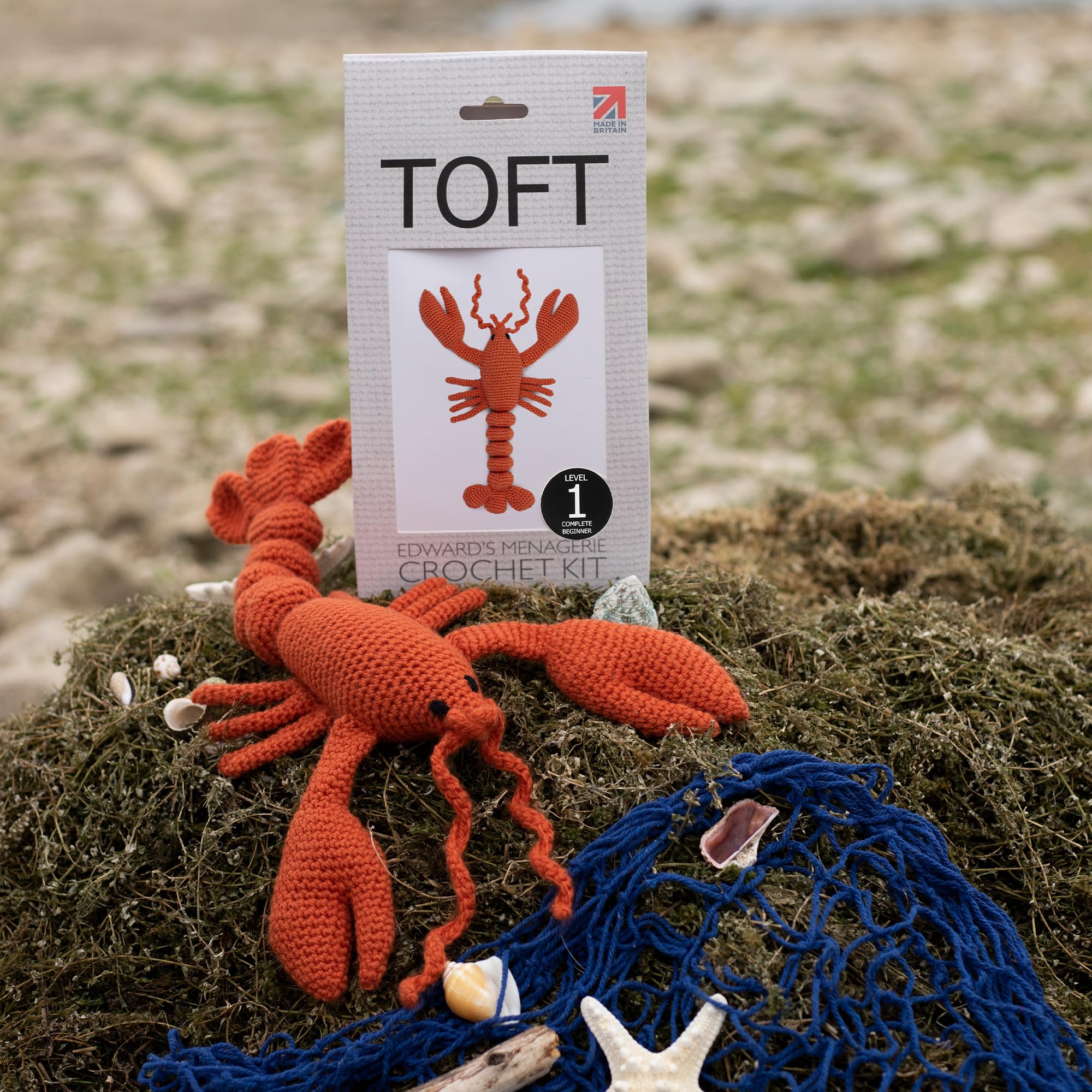 TOFT | Edwards Menagerie | Joanna The Lobster Crochet Kit | Luxury