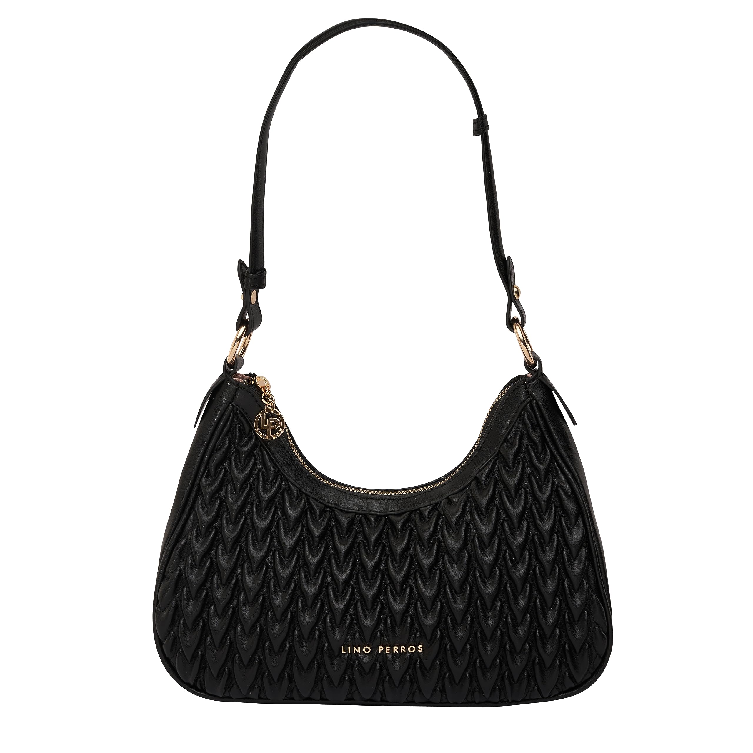 Lino Perros White Quilted Shoulder Bag (B0CF5YNPQN) Amazon Price History, Amazon Price Tracker