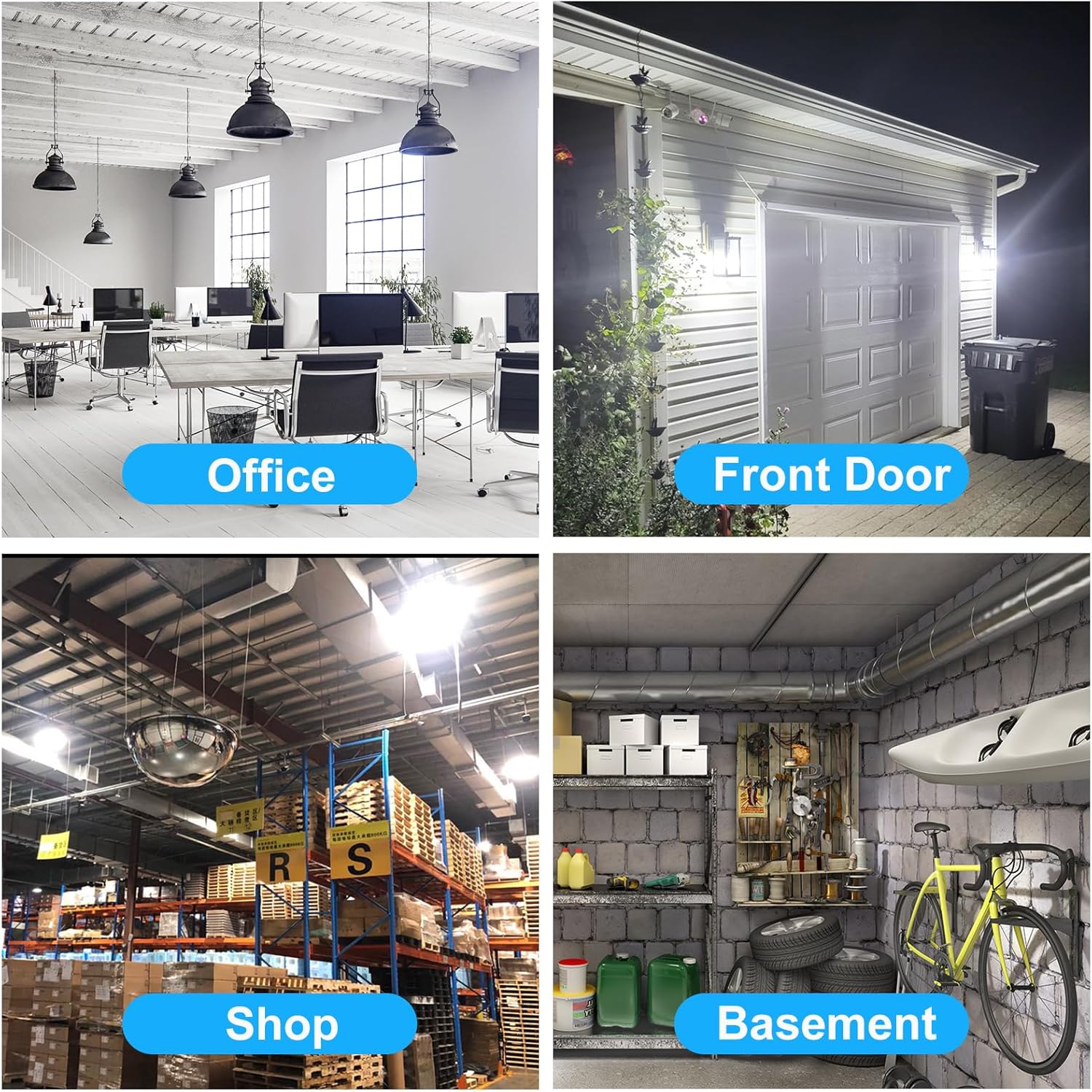 2 Pack 200W Equivalent Led Corn Light Bulb, 3000 Lumen 5000K Daylight White 30W LED Corn Lamp, E26/E27 Base LED Light Bulb for Home Garden Garage Backyard Street Office Household