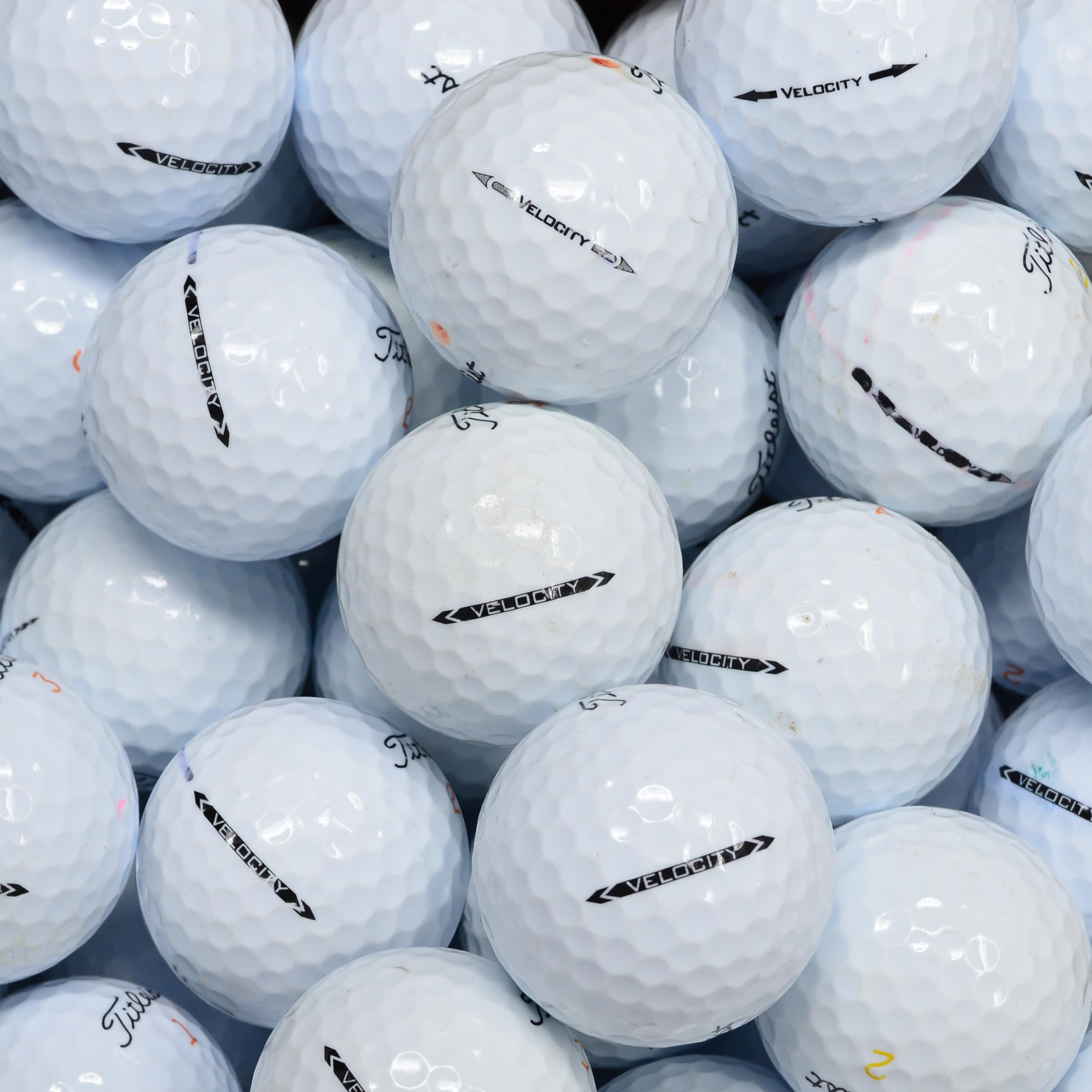 Second Chance Pelotas de Golf recicladas, Pelotas de Golf usadas, Grado A para Pelotas de Golf Titleist Velocity