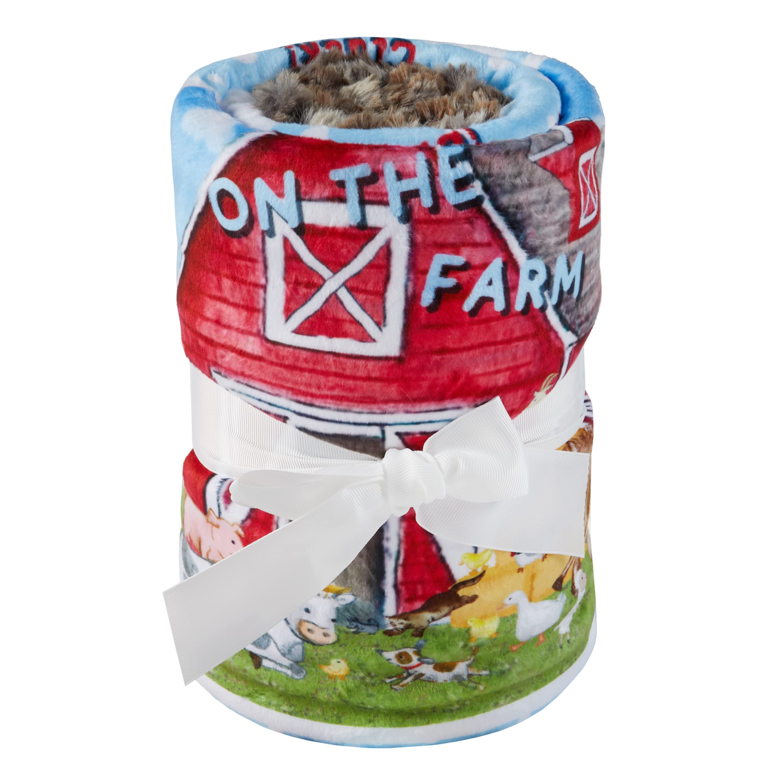 Shannon Fabrics Shannon Minky Cuddle Kit Read to Me Barnyard, Multi Yard