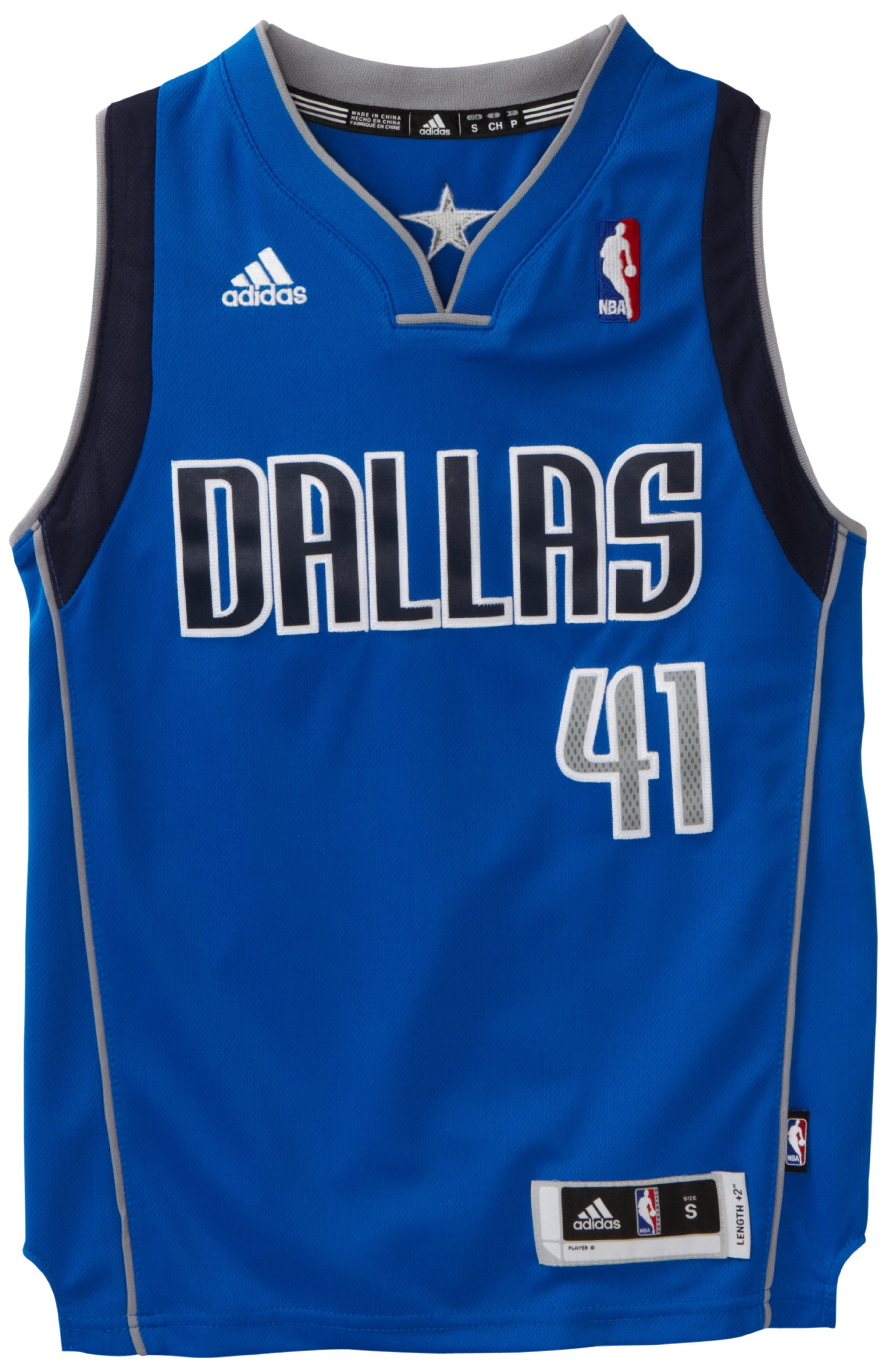 NBA Dallas Mavericks Dirk Nowitzki Swingman Road Jersey Youth