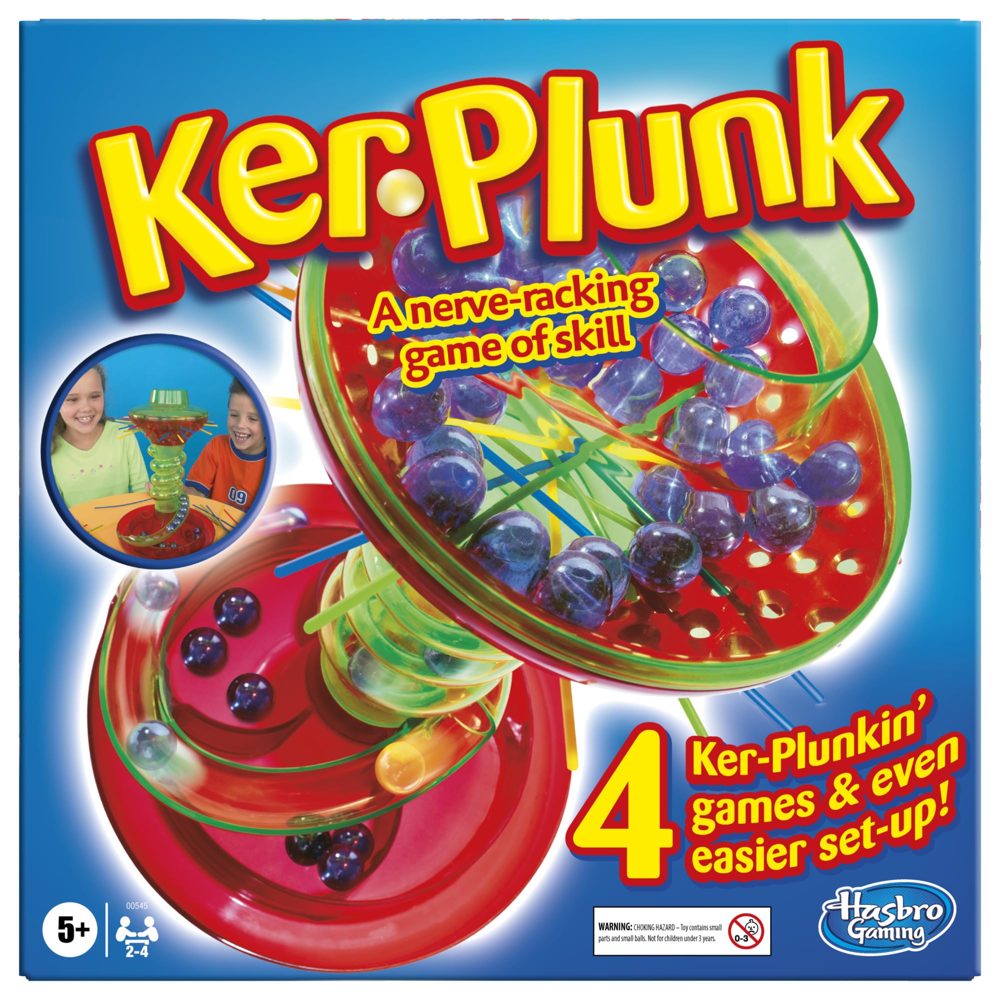 #13 — Hasbro Gaming Kerplunk Game for 5+ Year Old Kids | Nerve-Rac...