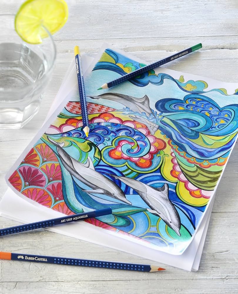 Amazon.co.jp: ファーバーカステル アートグリップ 水彩色鉛筆24