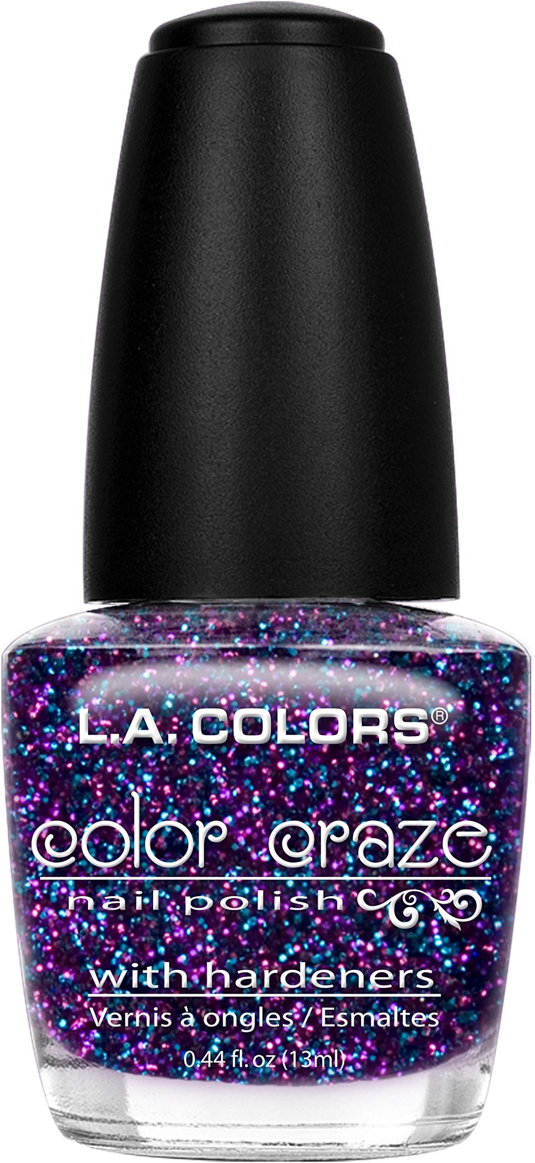 L.A. COLORS Color Craze Nail Polish, Jewel Tone CNP447