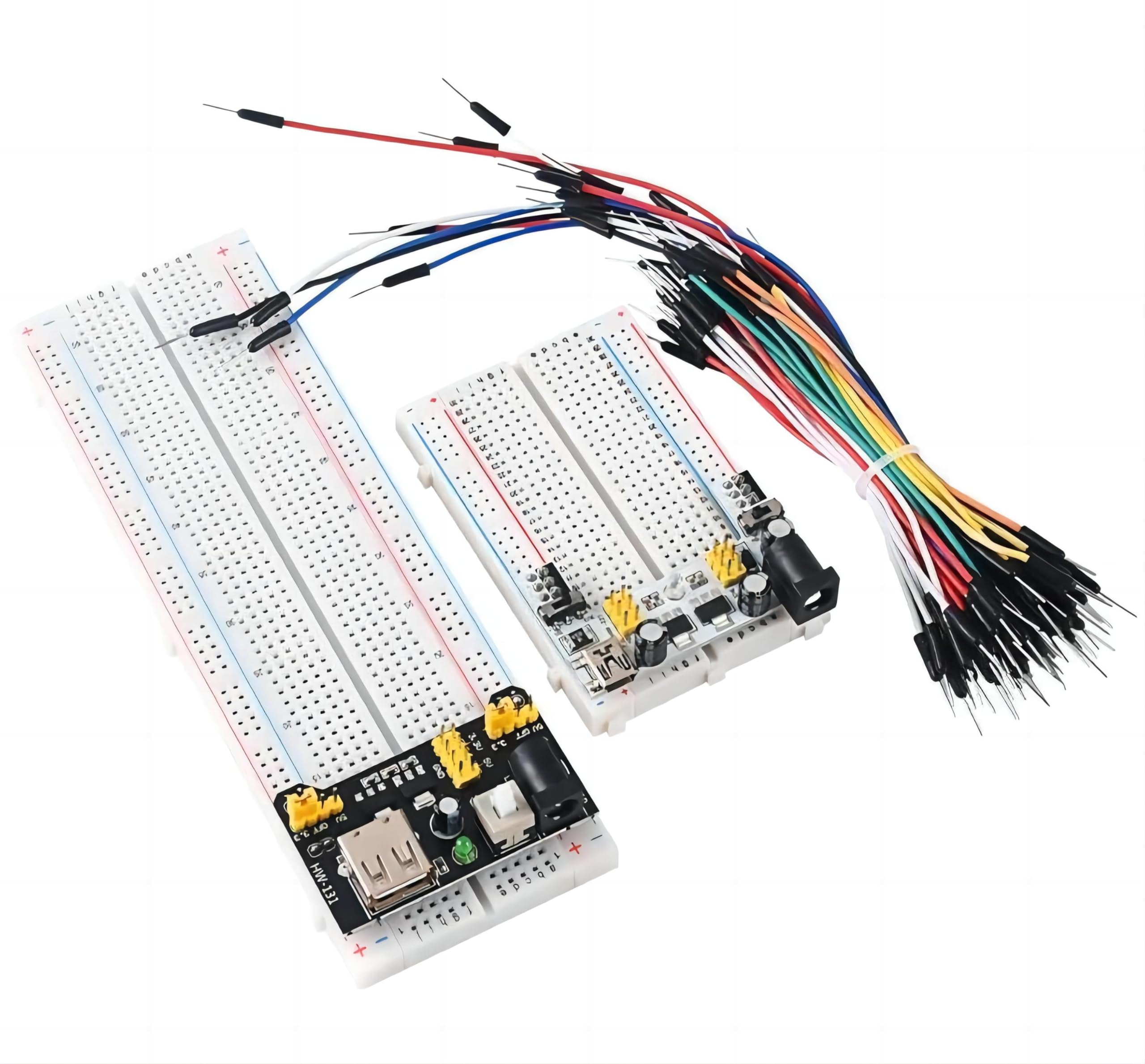 Mini Breadboard 830 Point Solderless Breadboard - 830 Tie-Points ...