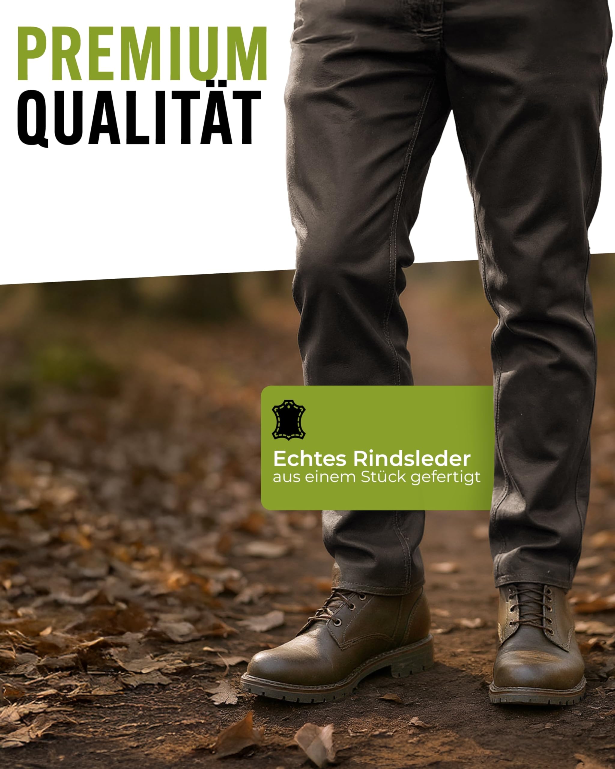 La Chasse Jagd Lederhose aus Büffelleder für Herren strapazierfähig Büffellederhose Jagdlederhose Jagdhose von Oefele Jagdbekleidung