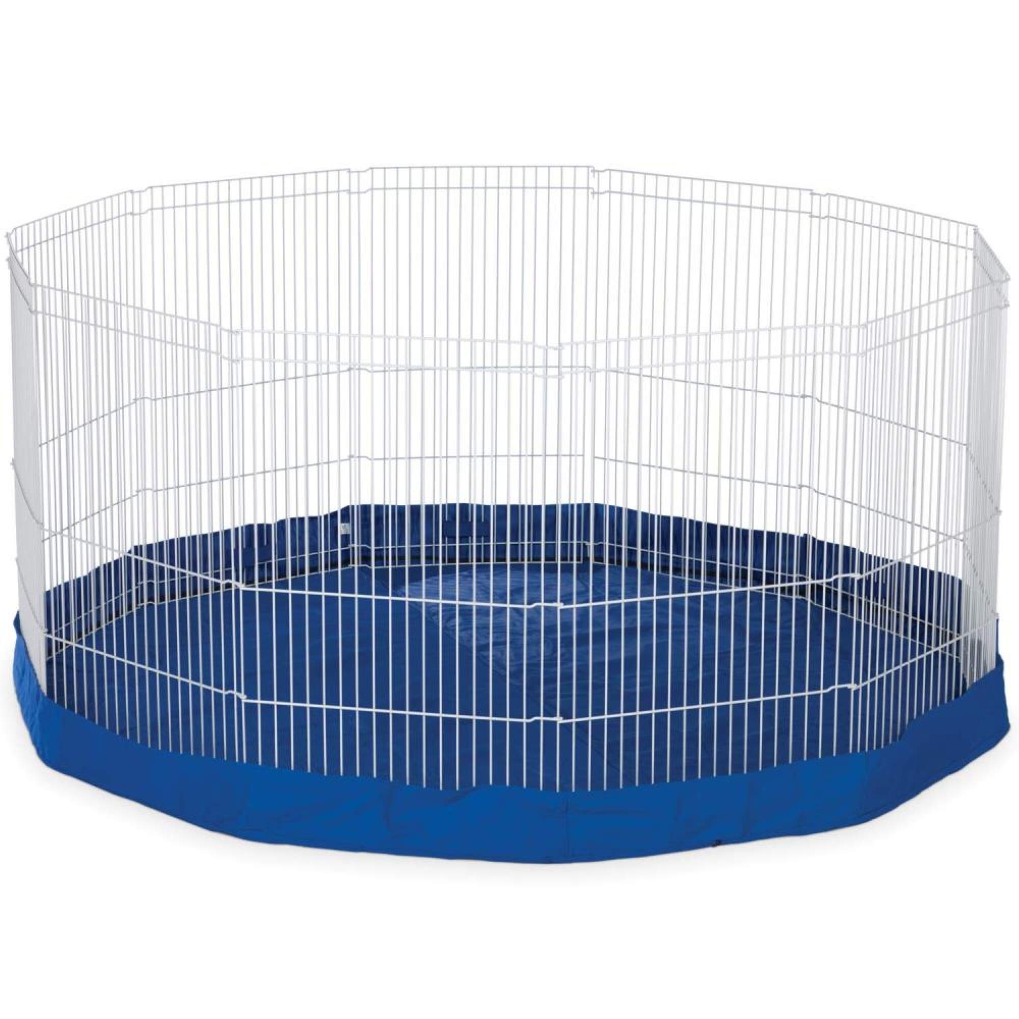 Prevue Pet Products SPV40098 Mat/Cover for 11-Panel Play Pen, Blue, 61" diameter