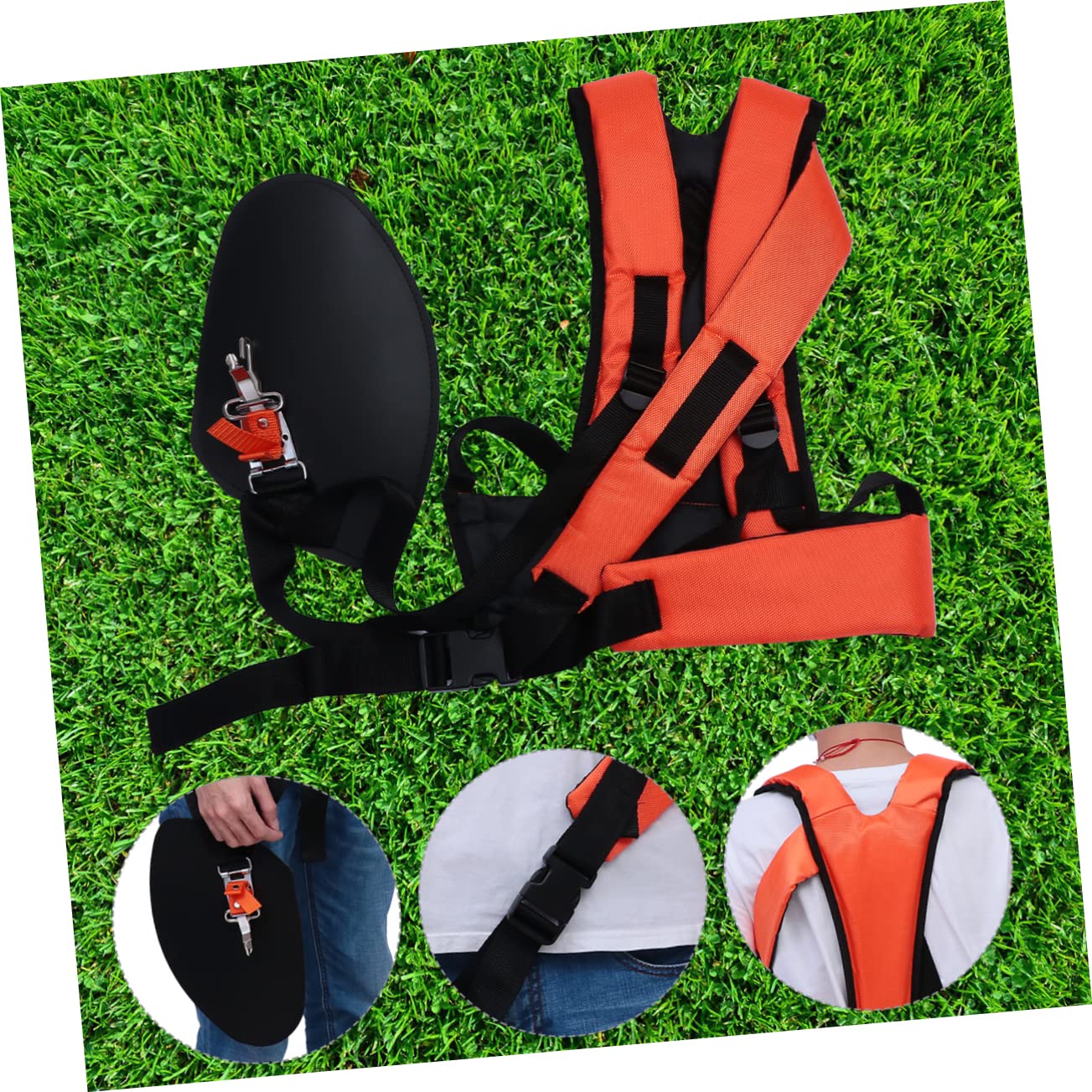 Acolchado Para Desbrozadora Con y Soporte Lumbar De Hombro Para Cortacésped y Recortadora De Cinturón Resistente y Duradero