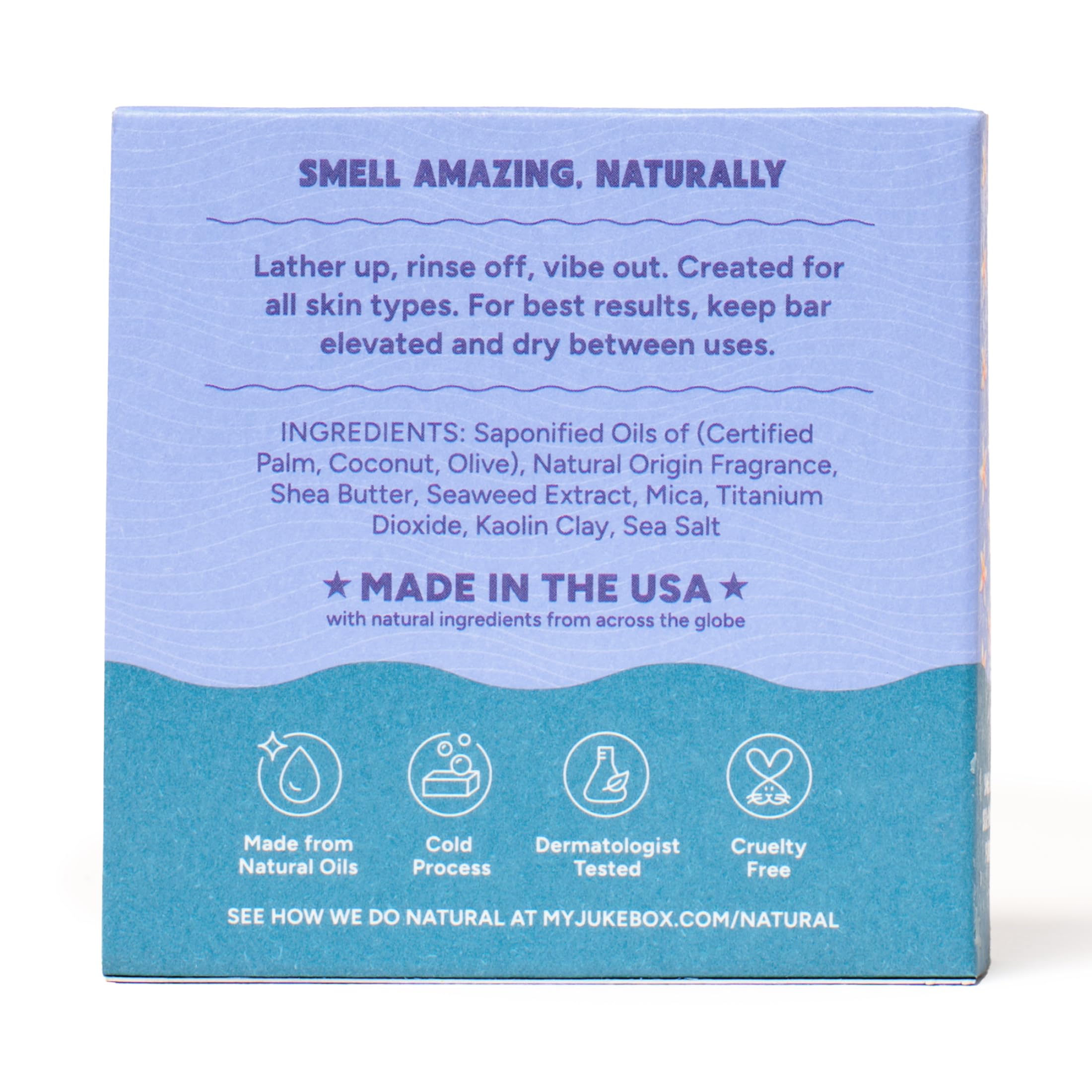 JUKEBOX Natural Cold Process Body Soap Bars