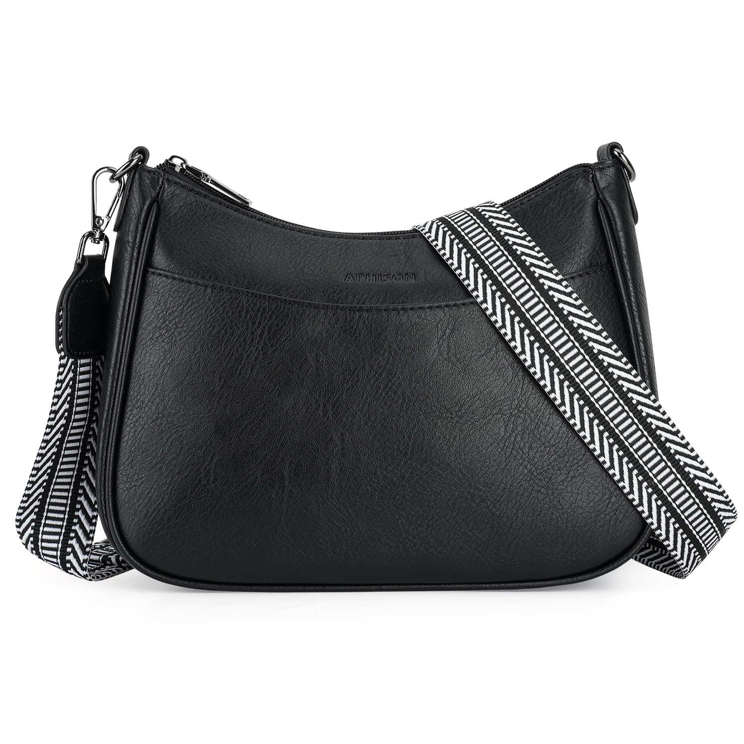Trendy Leather Crossbody Purse, Women's Shoulder Handbag