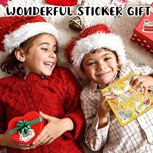 Miniatura 6 de WAKEMOODEI 200 calcomanías de animales de comida para niños, lindas calcomanías de animales VSCO, calcomanías de vinilo para botellas de agua,